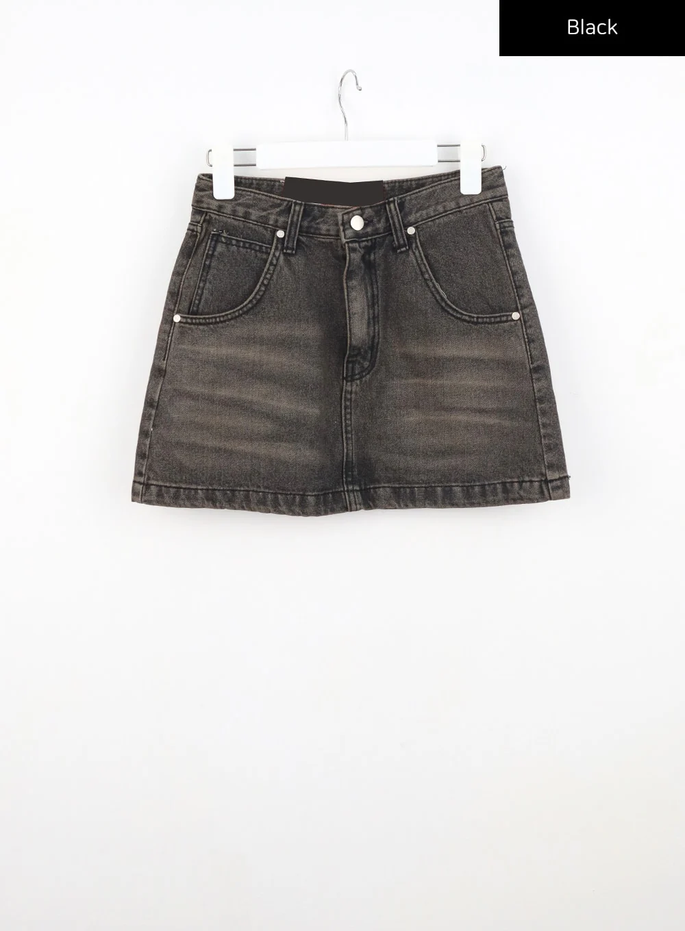 A-Line Denim Mini Skirt CU321 - Image 16