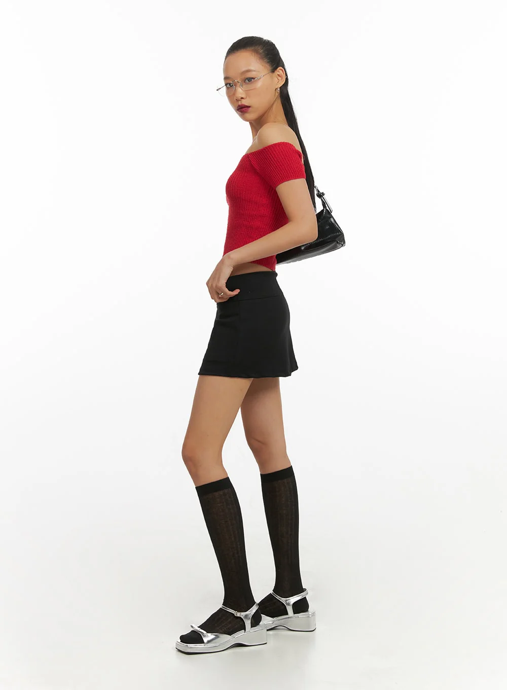 A-Line Low Rise Skorts IY422 - Image 7