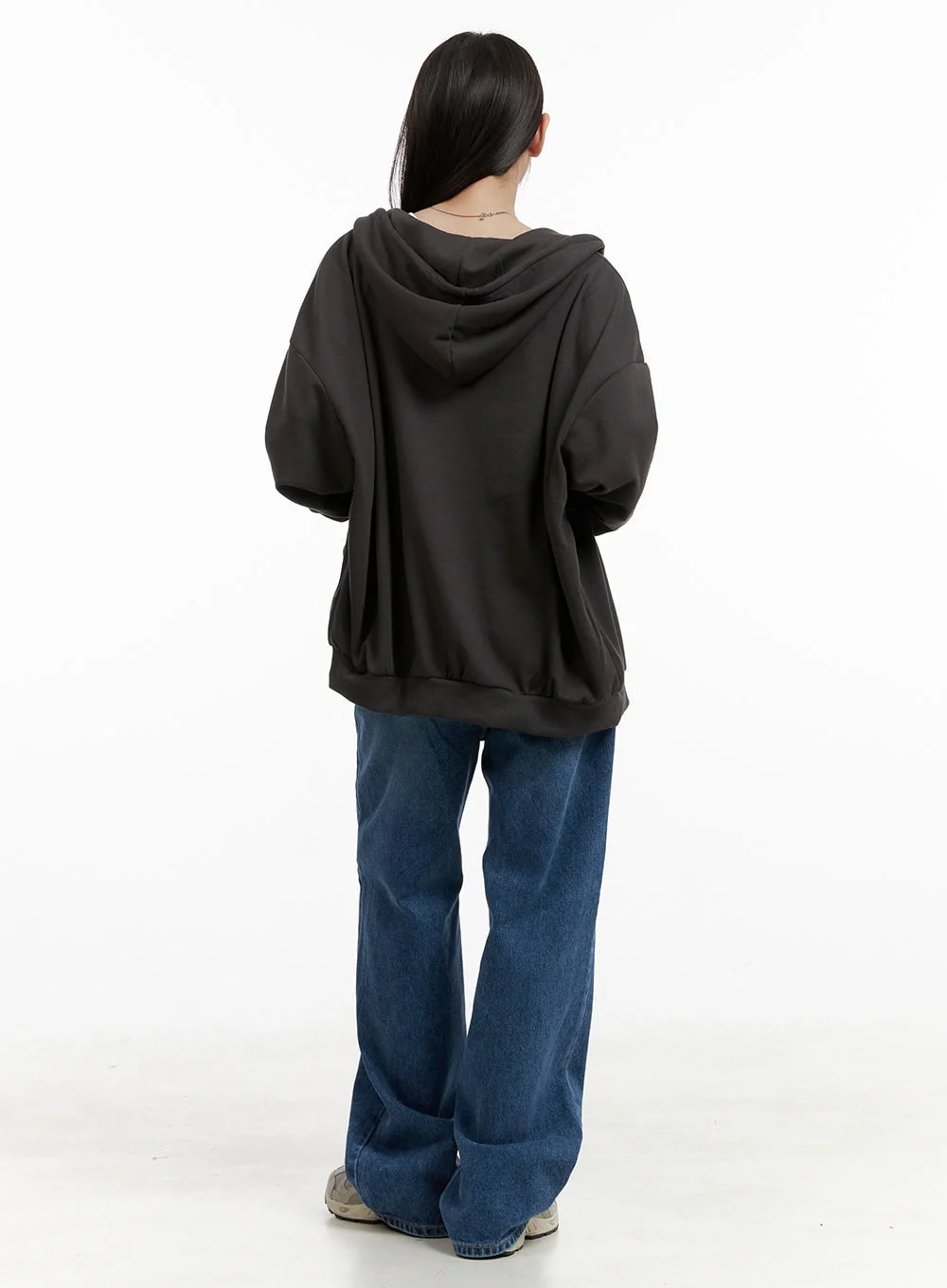 Acubi Oversized Two-Way Zip-Up Sweatshirt CL431 - Image 4