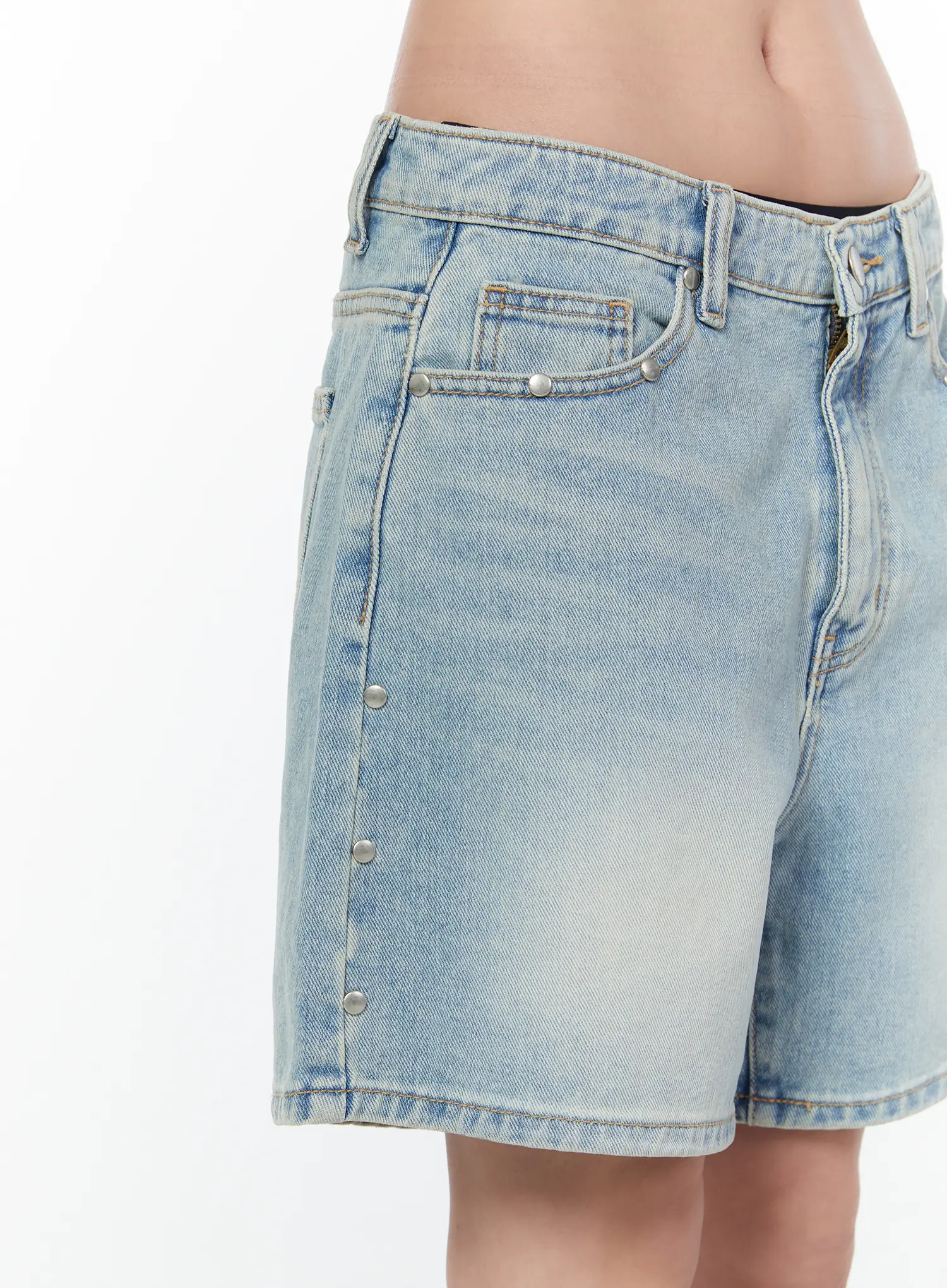 Adair Washed Wide Leg Jorts CY515 - Image 2