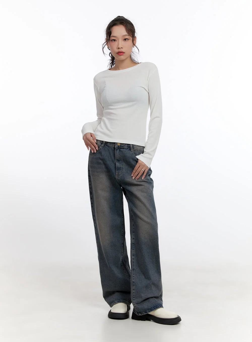 Adaline Cotton Wide Fit Jeans CN420 - Image 2