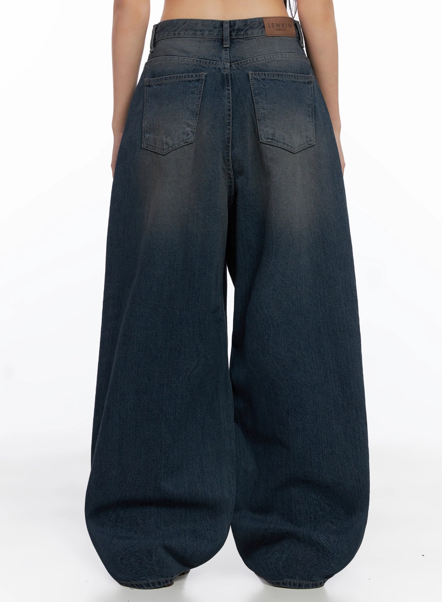 Adelyn Washed Baggy Jeans IS525 - Image 13