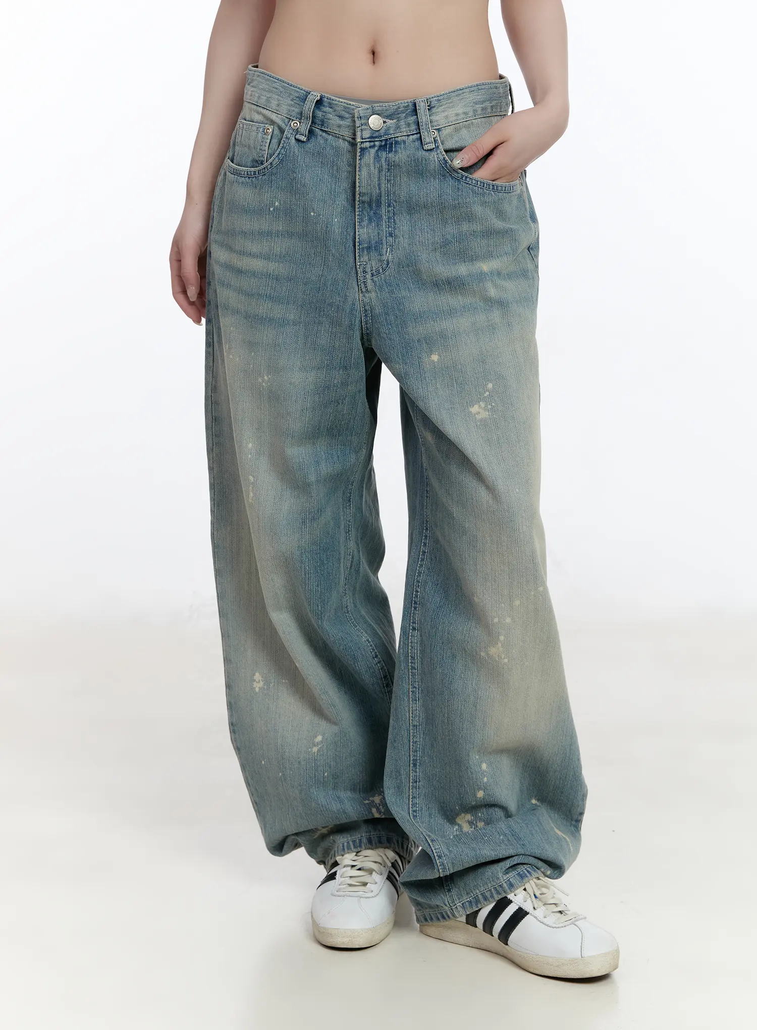 Adhara Vintage Baggy Jeans CA502 - Image 10