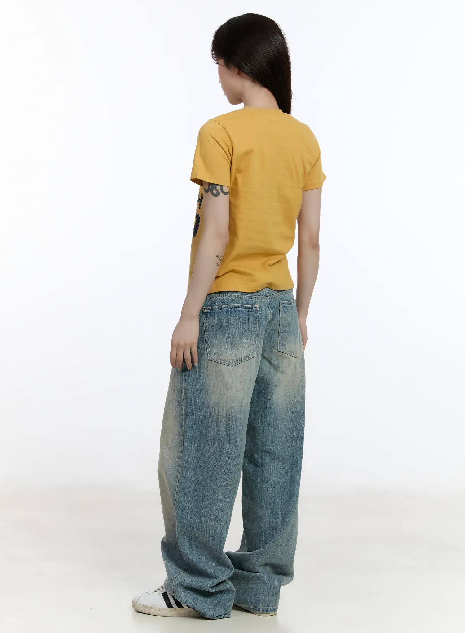 Adhara Vintage Baggy Jeans CA502 - Image 7