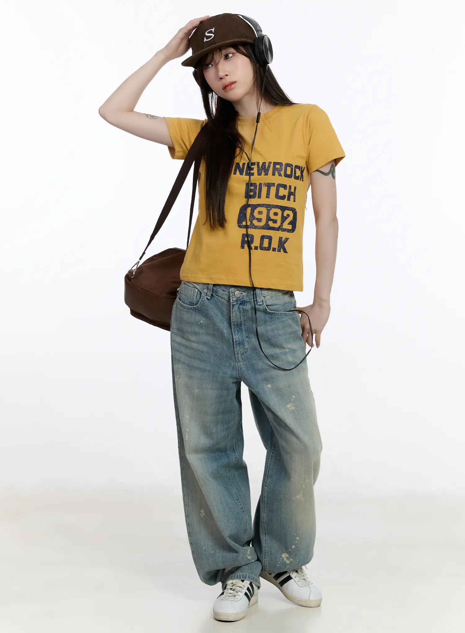Adhara Vintage Baggy Jeans CA502 - Image 8