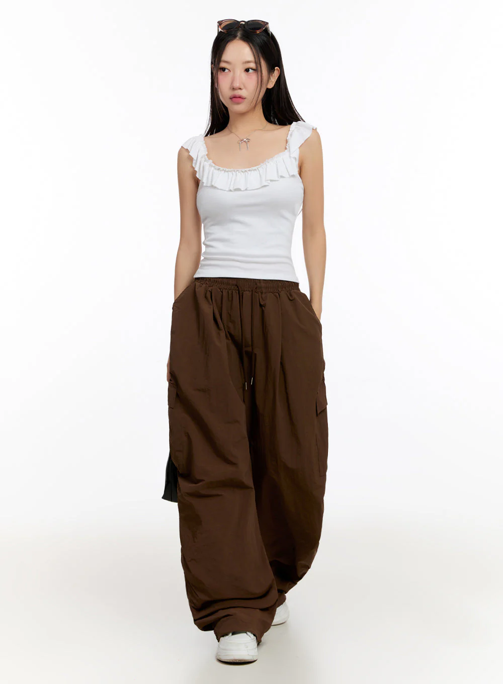 Adjustable Nylon Cargo Pants IU509 - Image 2