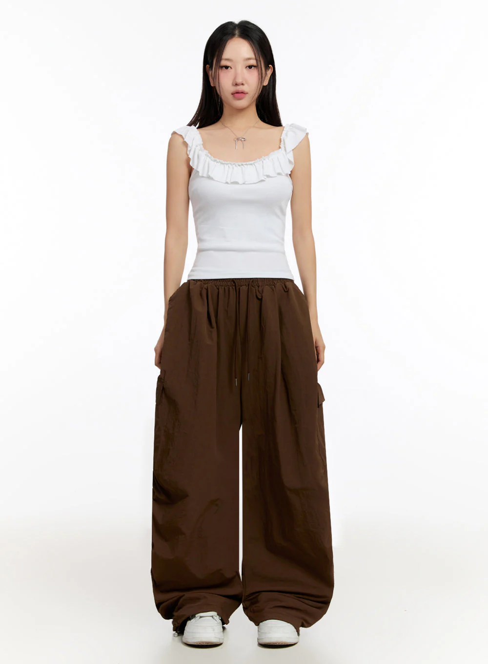 Adjustable Nylon Cargo Pants IU509 - Image 4