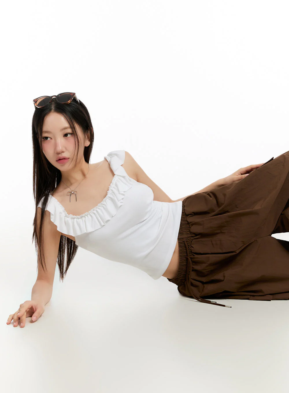 Adjustable Nylon Cargo Pants IU509 - Image 6