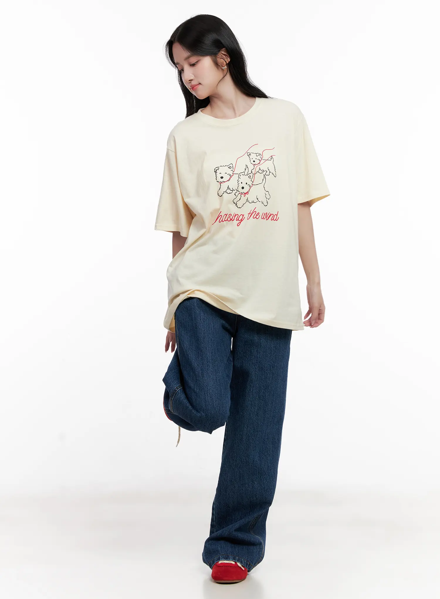 Ahyeon Classic Relaxed-Fit Denim Jeans CL515 - Image 2