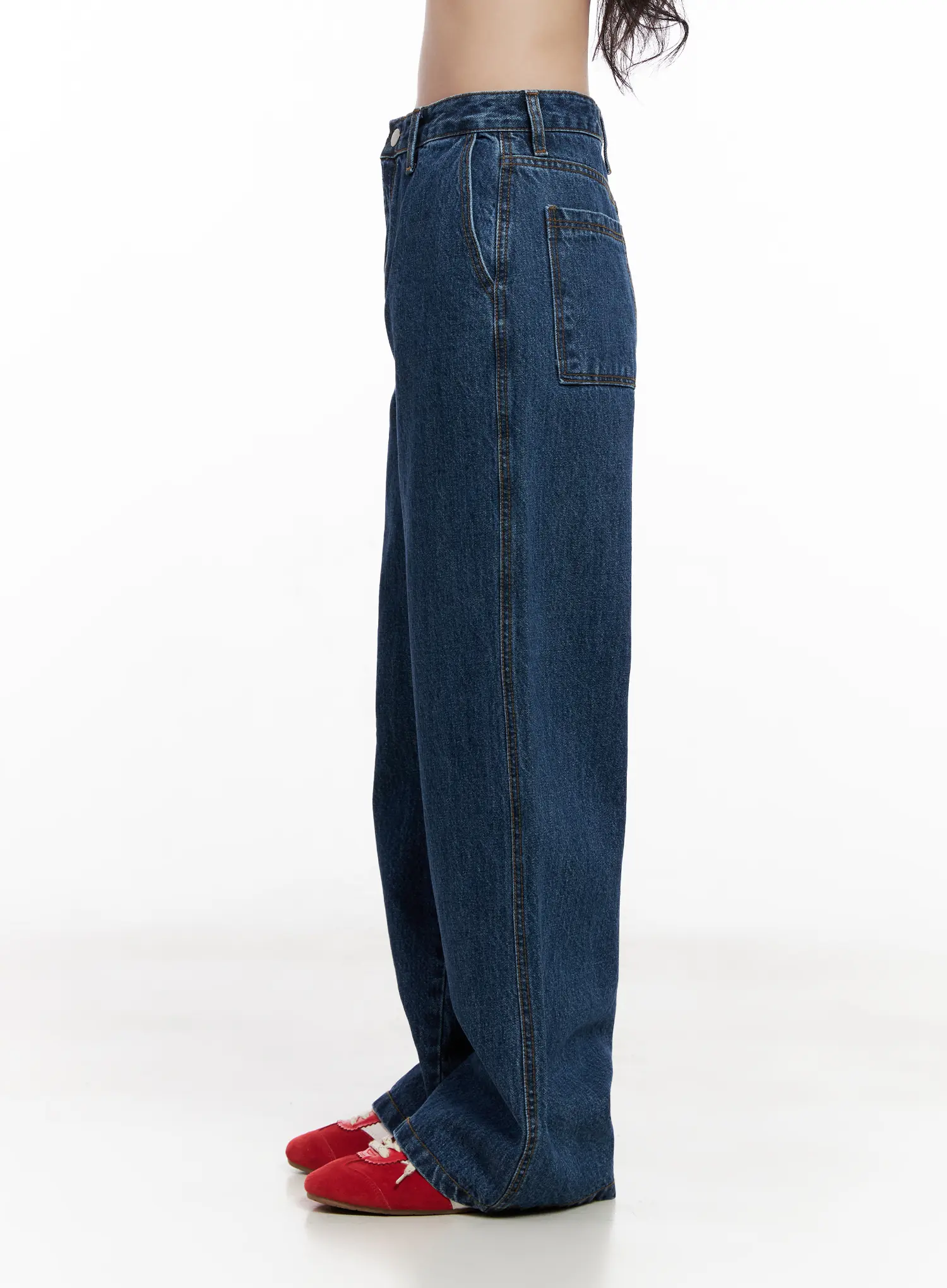 Ahyeon Classic Relaxed-Fit Denim Jeans CL515 - Image 5