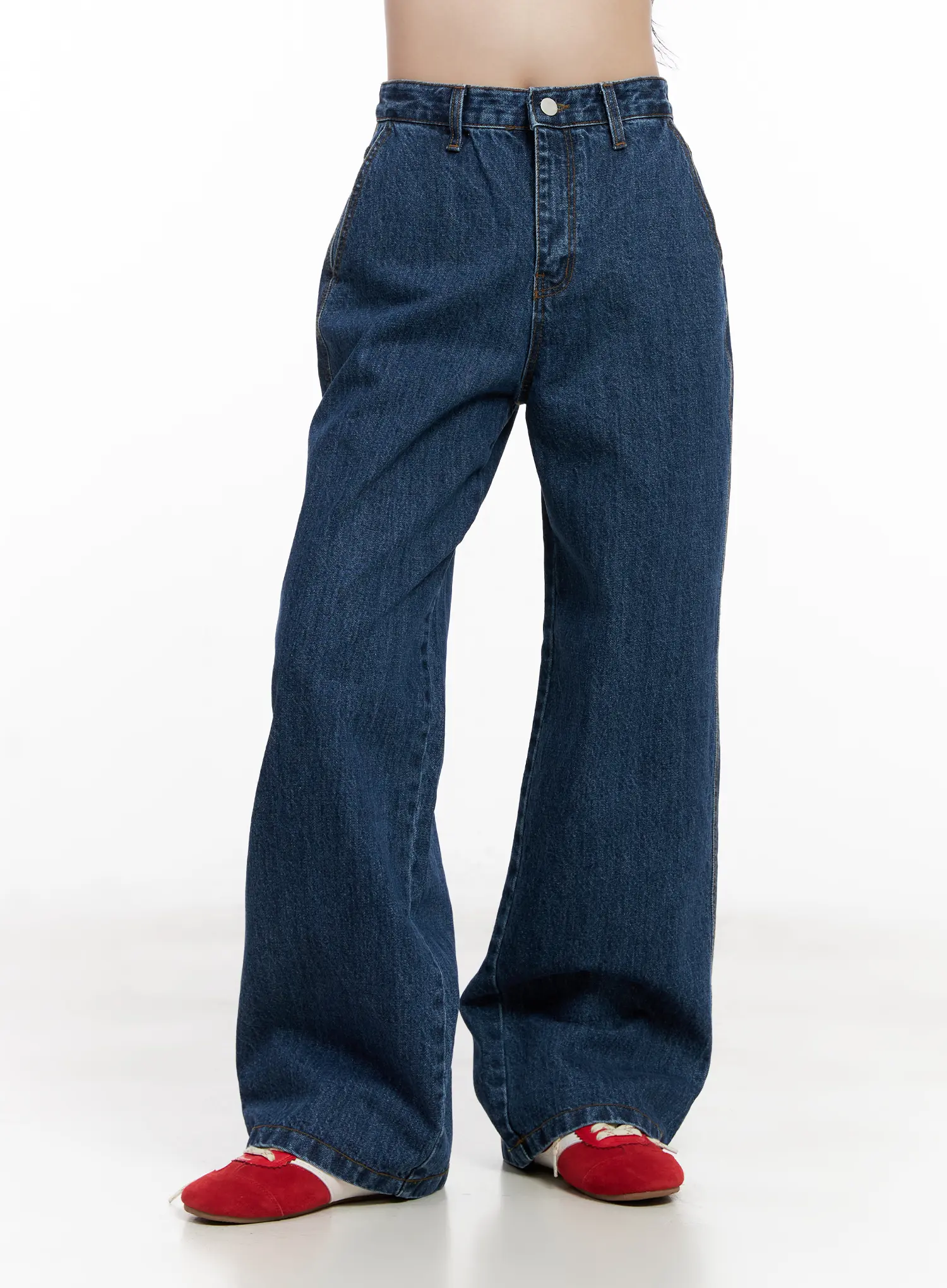 Ahyeon Classic Relaxed-Fit Denim Jeans CL515 - Image 7
