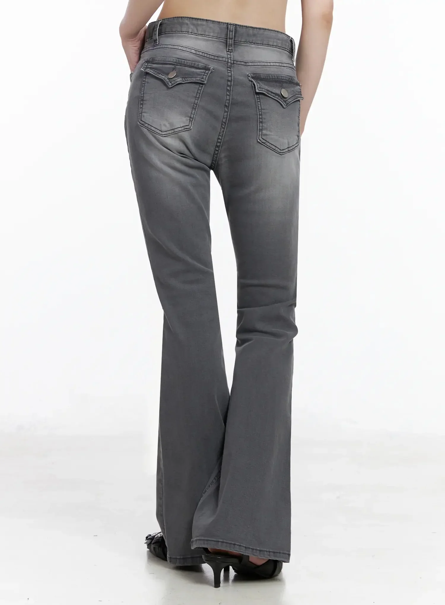Aiana Slim Fit Bootcut Jeans IY511 - Image 12