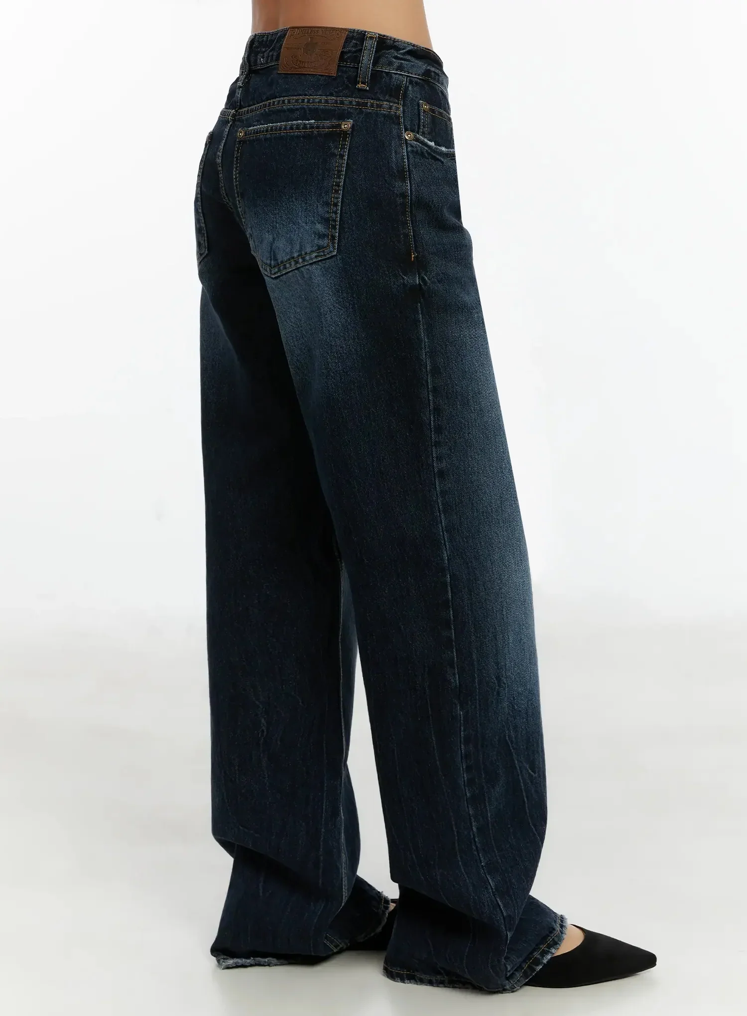 Aimee Low Rise Wide Leg Jeans ID525 - Image 11