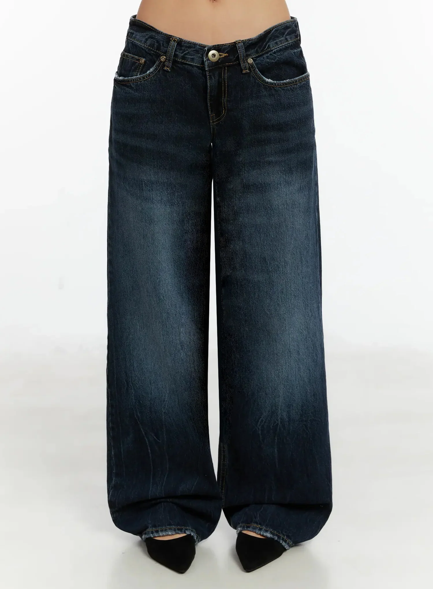 Aimee Low Rise Wide Leg Jeans ID525 - Image 2