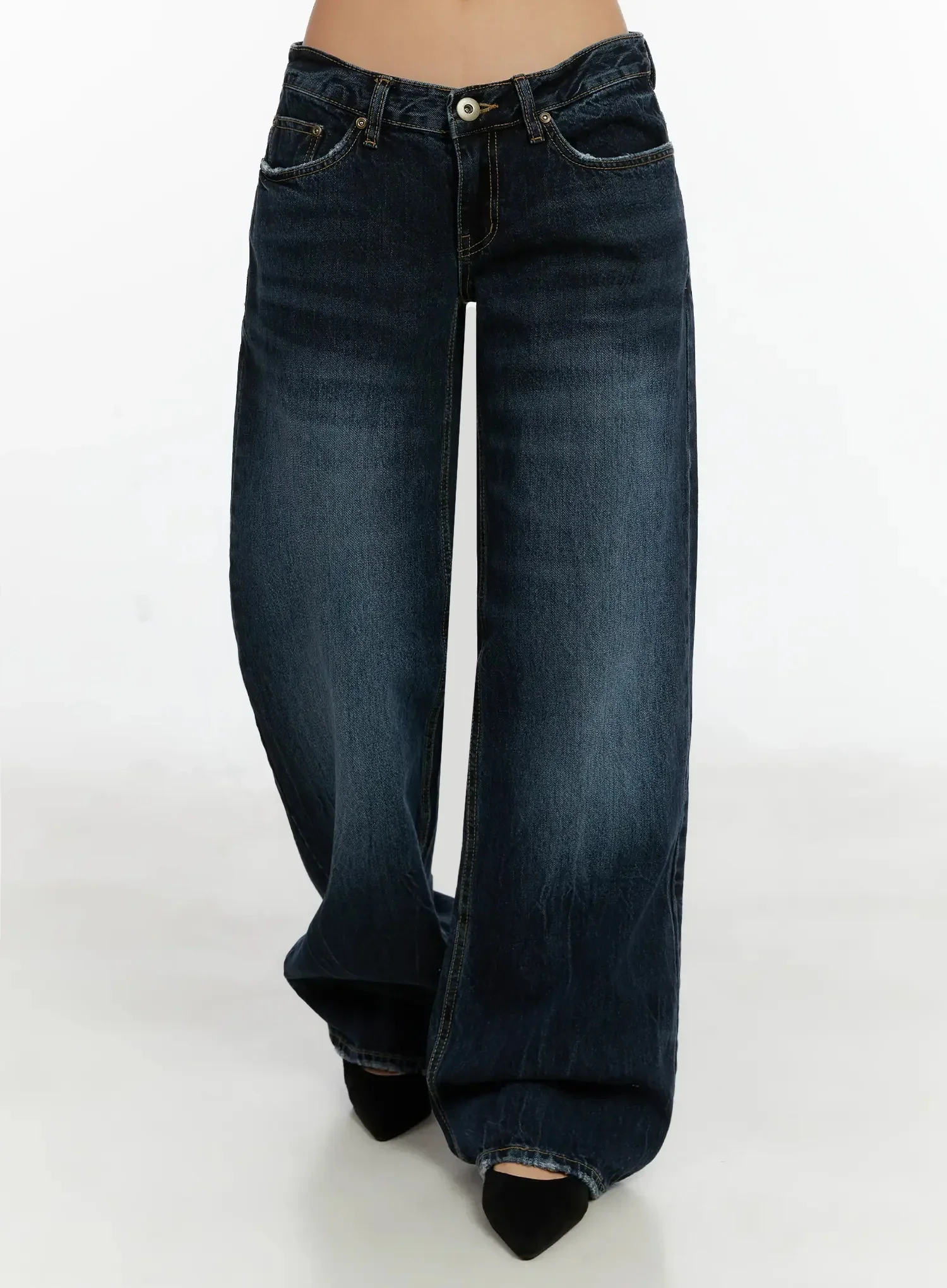 Aimee Low Rise Wide Leg Jeans ID525 - Image 6