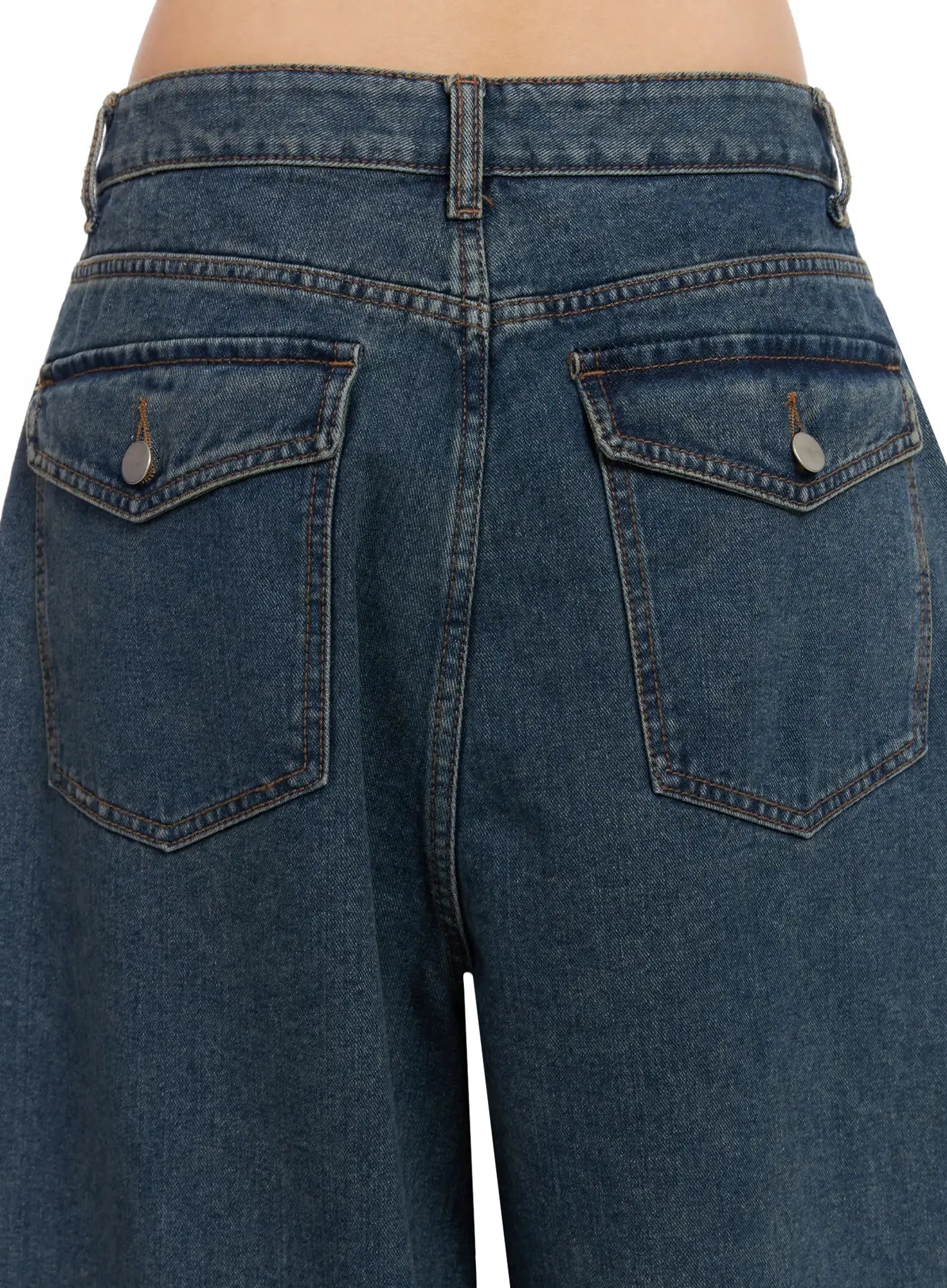 Aleena Mid-Wash Baggy Jeans IN528 - Image 10