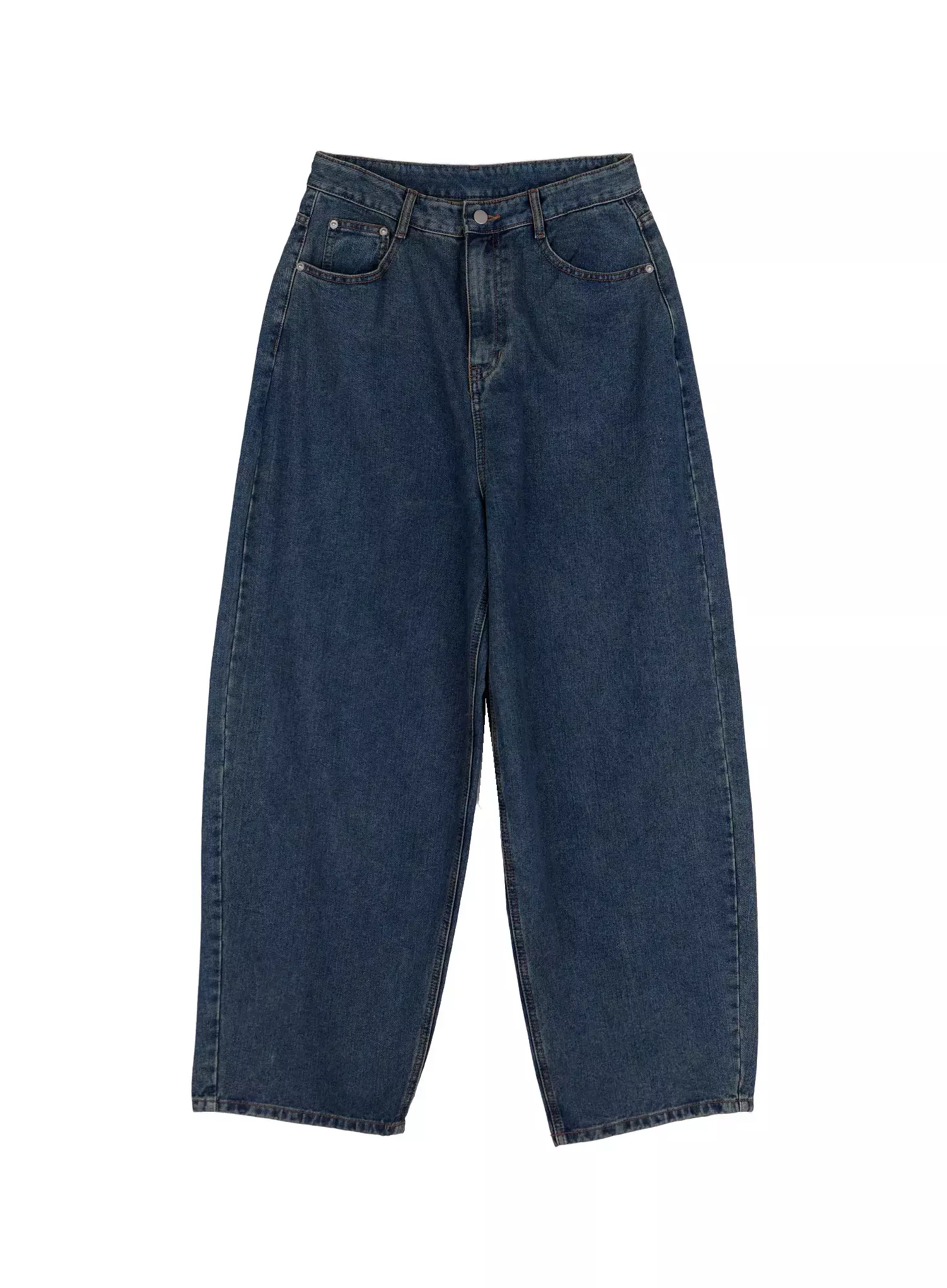Aleena Mid-Wash Baggy Jeans IN528 - Image 13