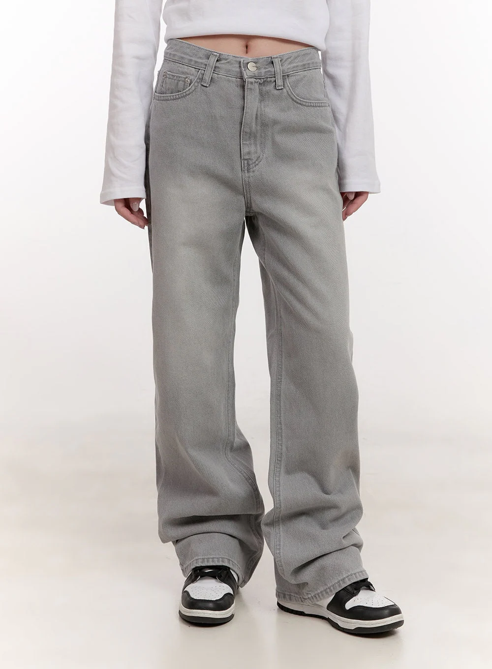 Ally Wide-Leg Jeans CJ531 - Image 8