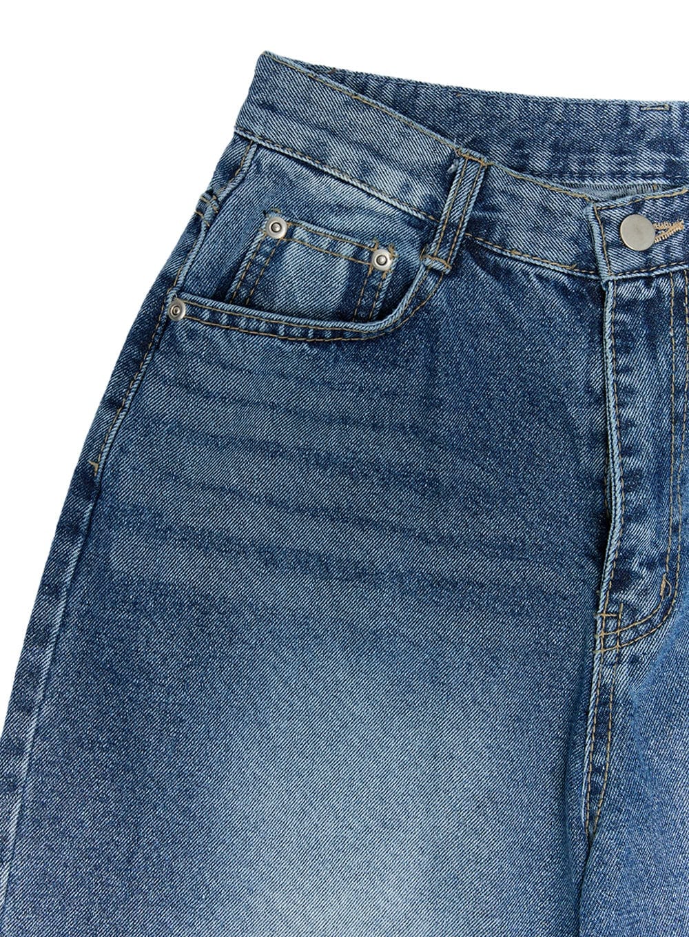 Alyssa Washed Wide-Fit Jeans IJ527 - Image 13