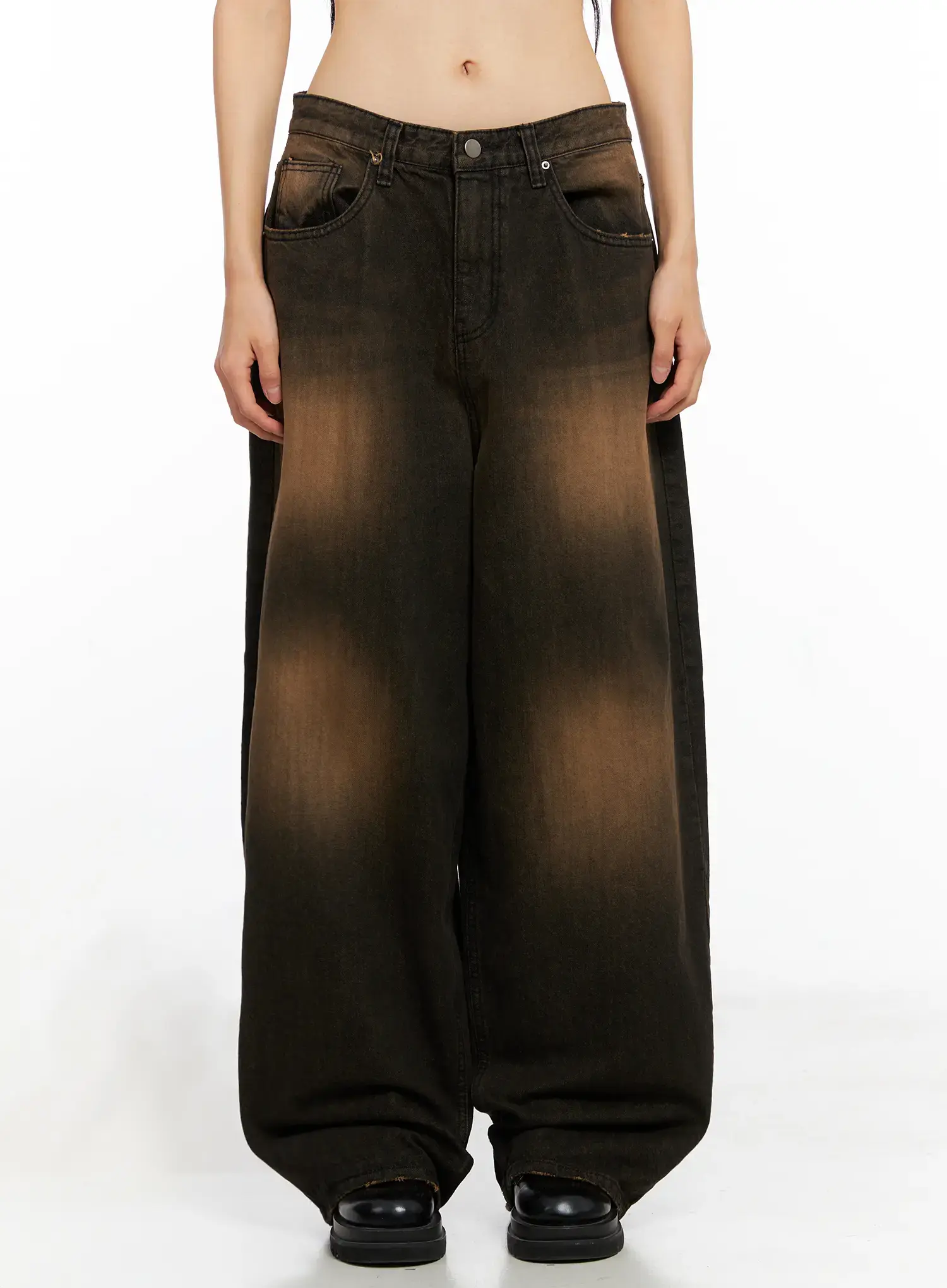 Analia Washed Wide-Leg Jeans CO529 - Image 8