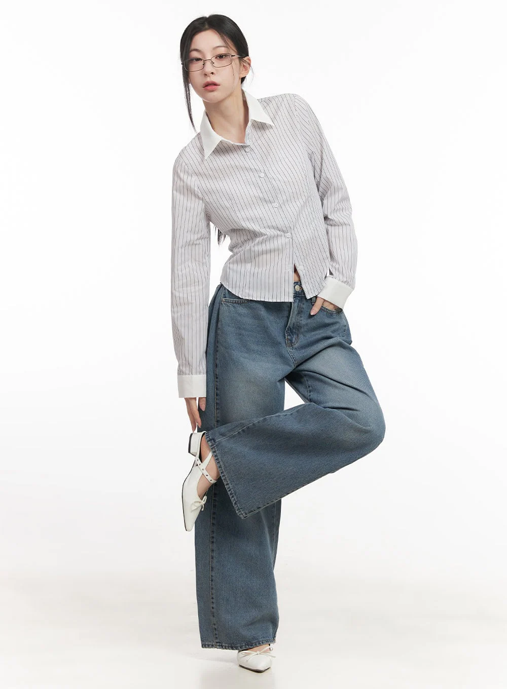 Andrea Wide-Leg Jeans CF514 - Image 2