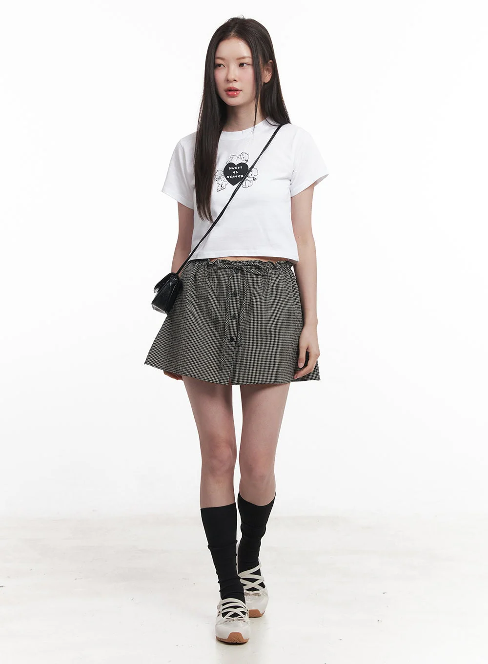 Angel Graphic Crop Top IY513 - Image 3