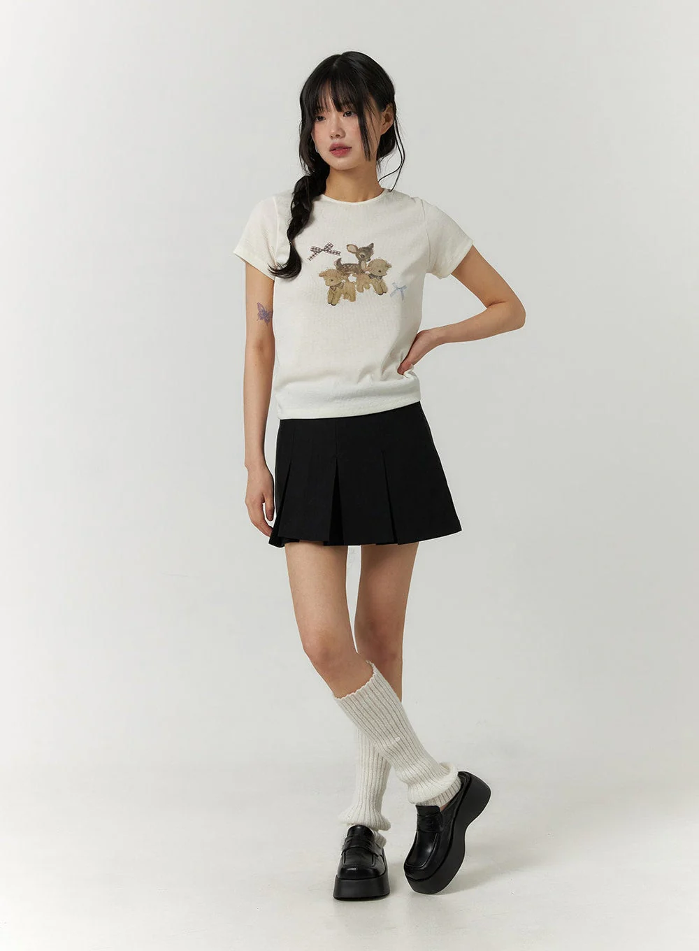 Animal Graphic Short Sleeve Tee CF407 - Image 2