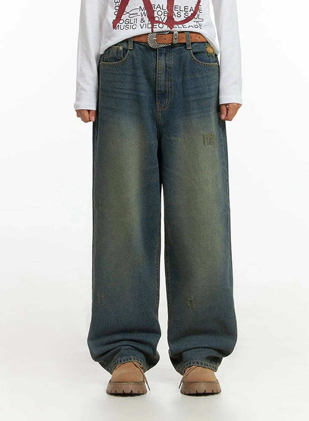 Anya Wide Fit Denim Jeans IO409