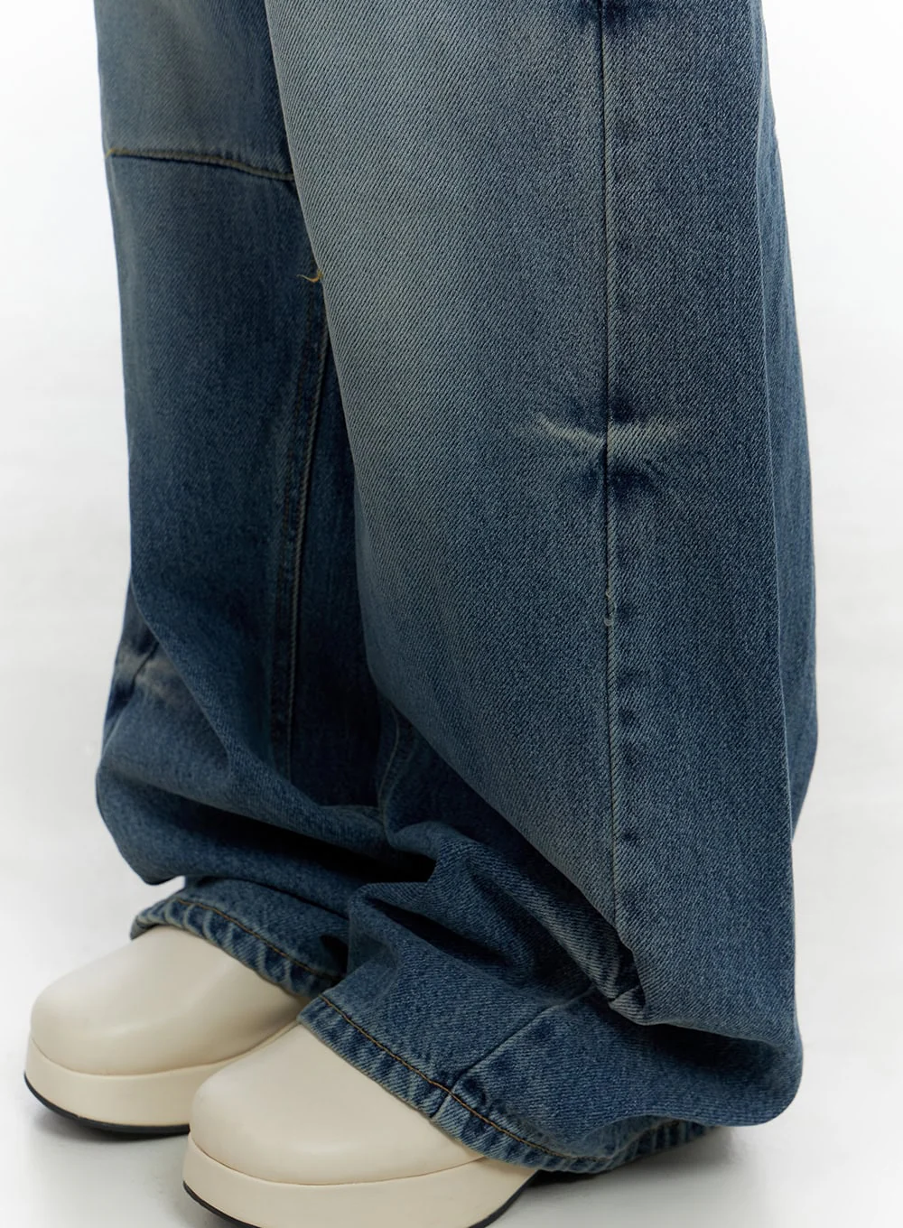 Aria Comfy Cotton Wide Leg Jeans CS420 - Image 3