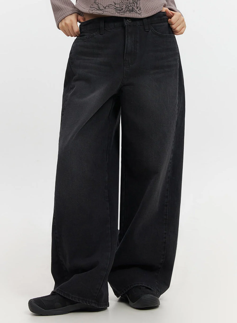 Ashly Wide-Leg Jeans IF511 - Image 2