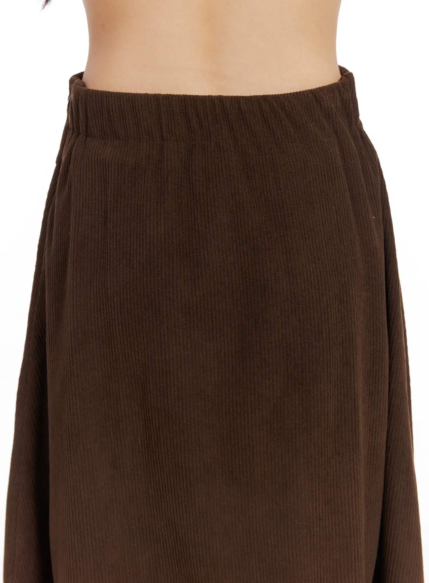 Asymmetric Button Midi Skirt CN521 - Image 8