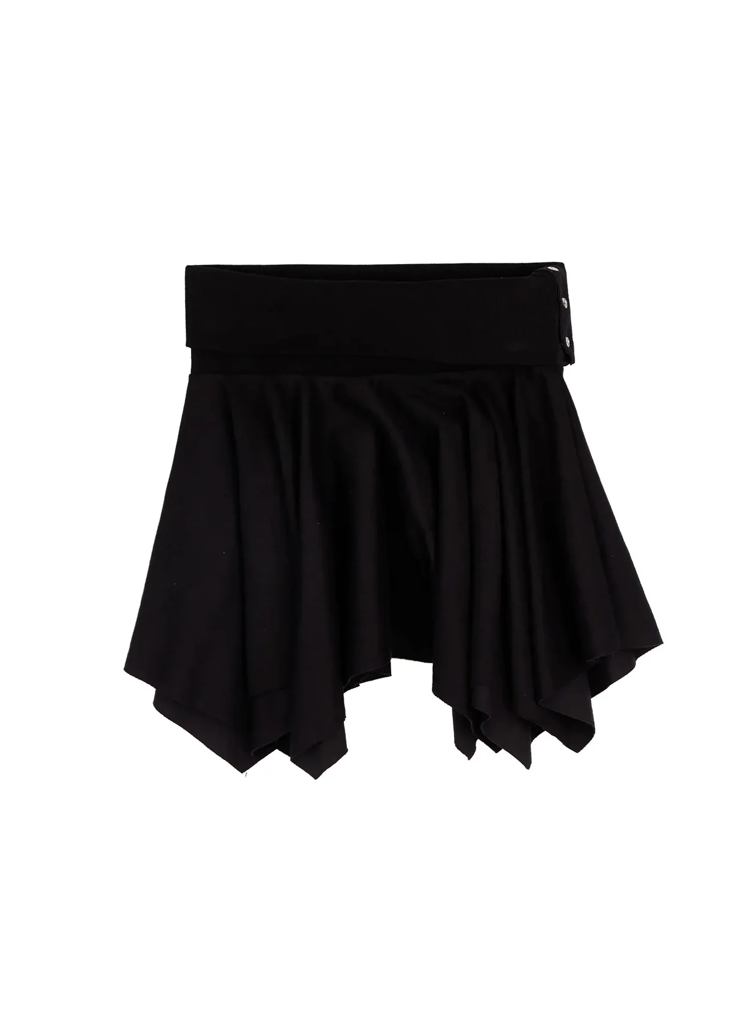 Asymmetric Foldover Waist Mini Skirt IY511 - Image 19