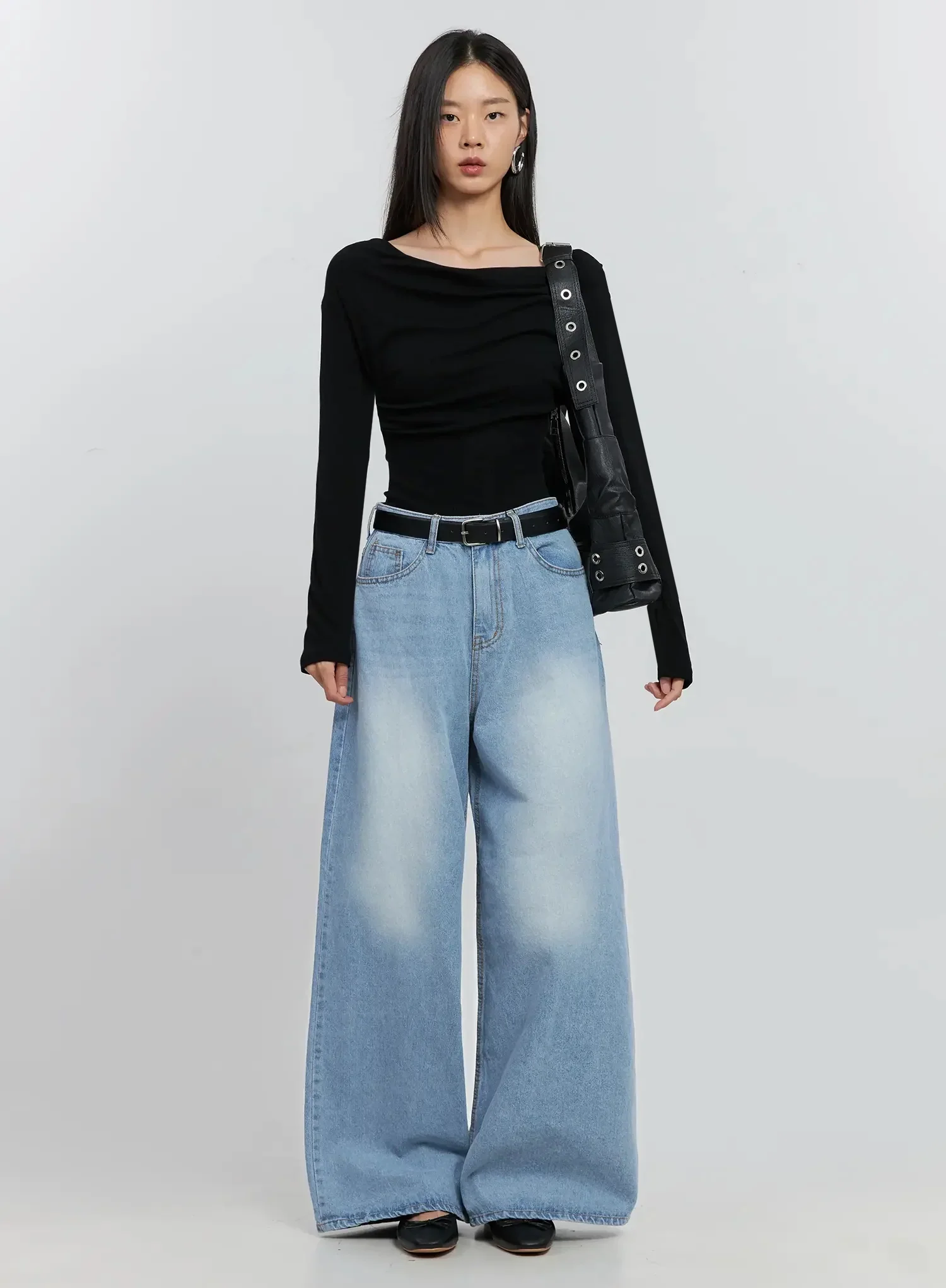 Asymmetric Long Sleeve Top IS516 - Image 31