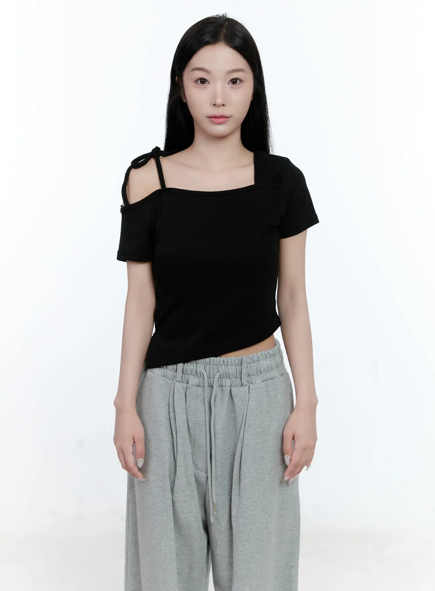 Asymmetric Off-Shoulder Tee CG501 - Image 10