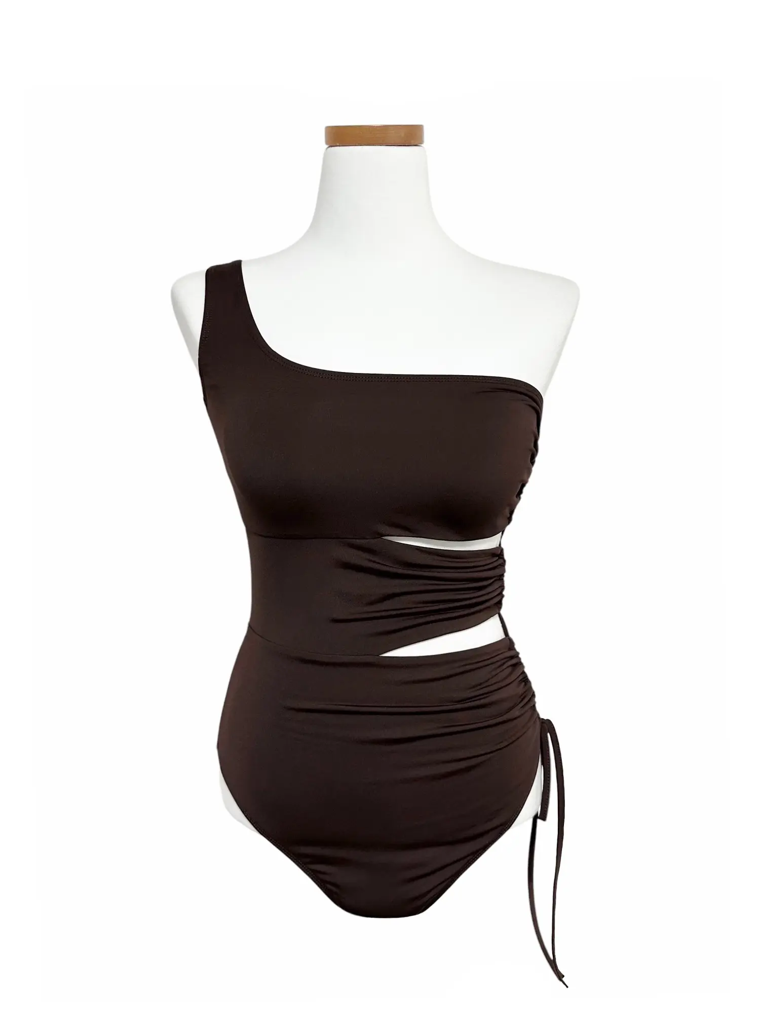 Asymmetric Strappy One Piece Swimsuit IY514 - Image 5