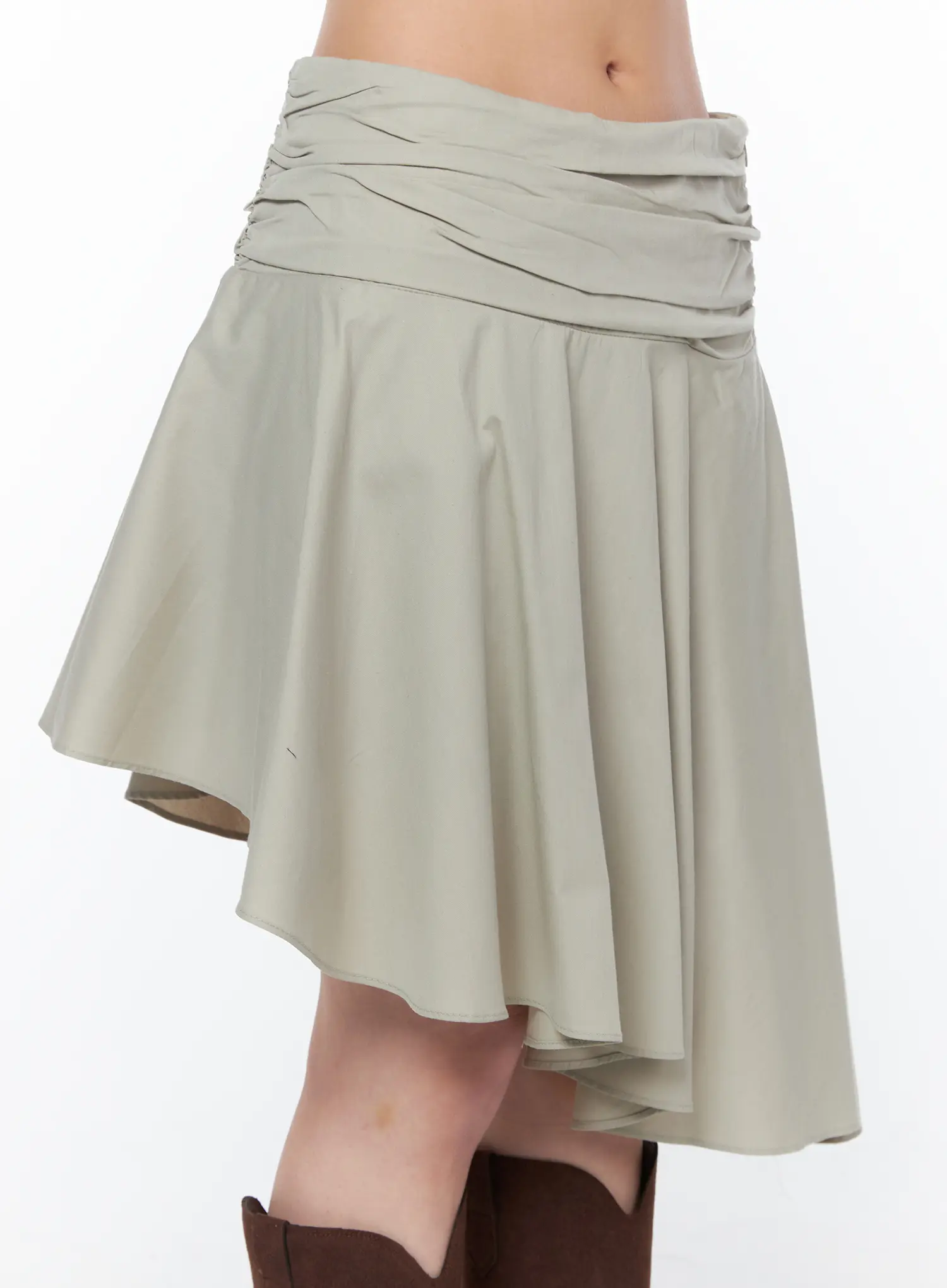 Asymmetrical Flare Midi Skirt CA524 - Image 10