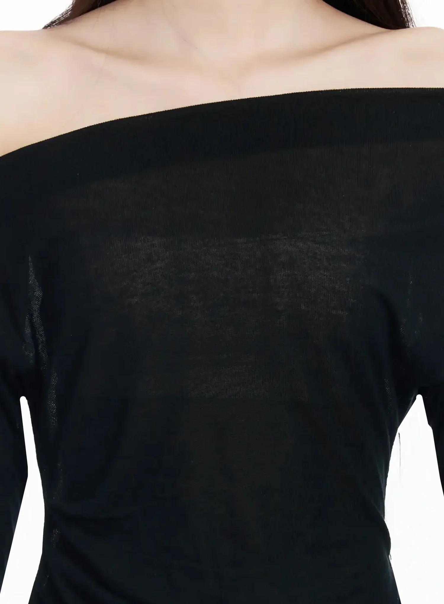 Asymmetrical Off-Shoulder Top IM504 - Image 4