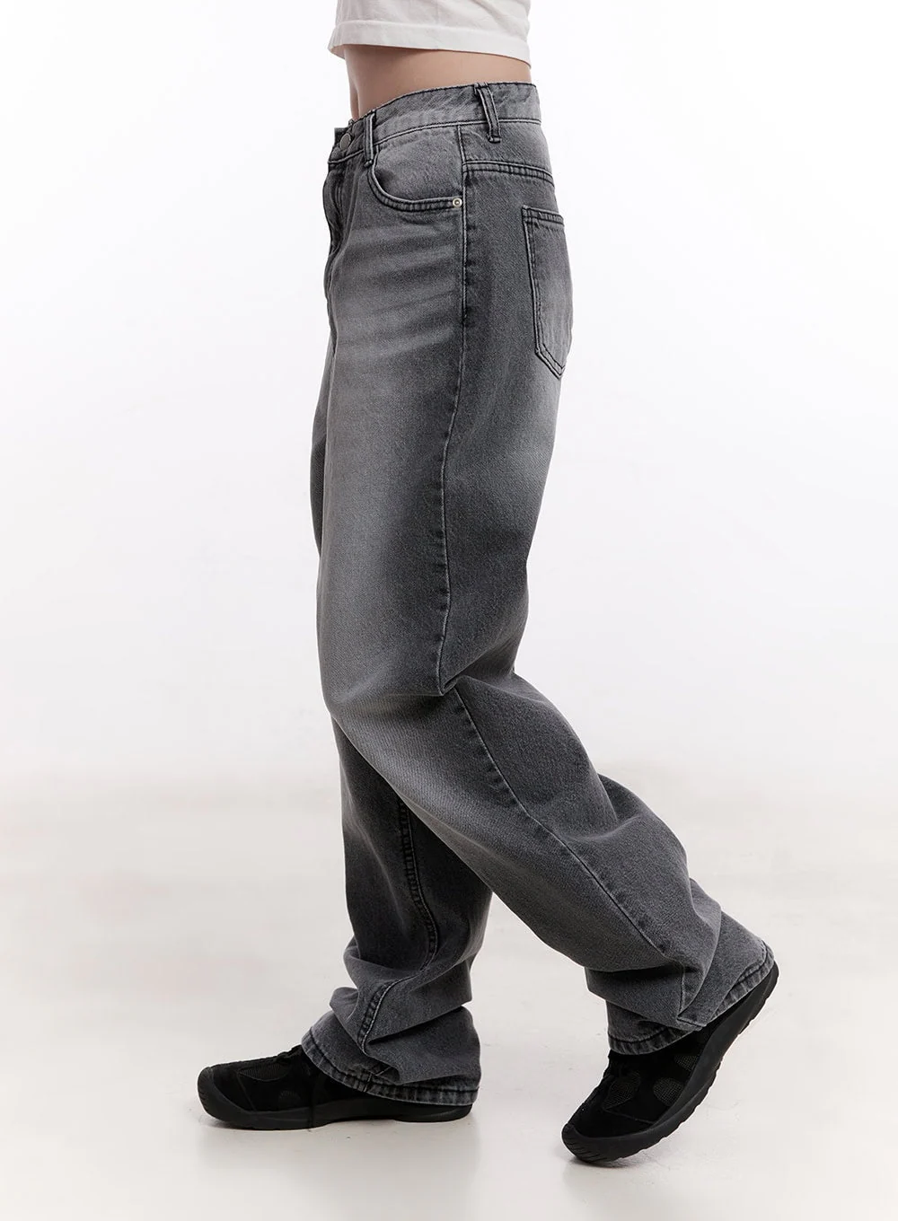 Athena Washed Wide-Leg Jeans CM527 - Image 5