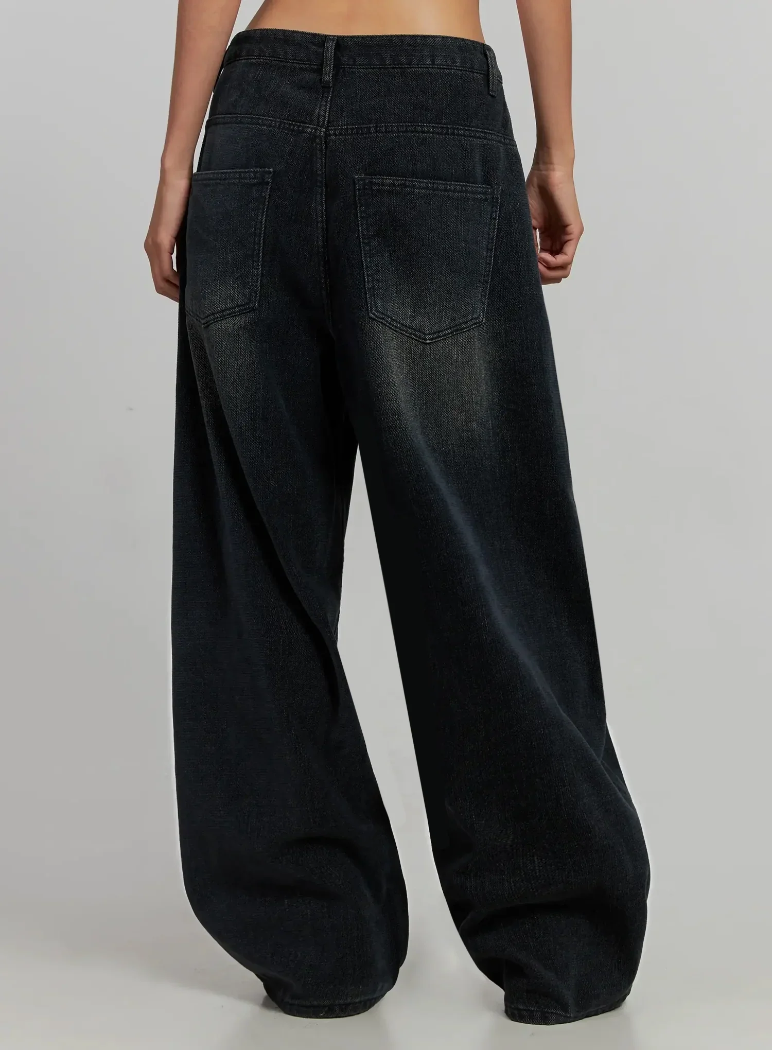 Aubree Washed Wide Jeans IJ502 - Image 12