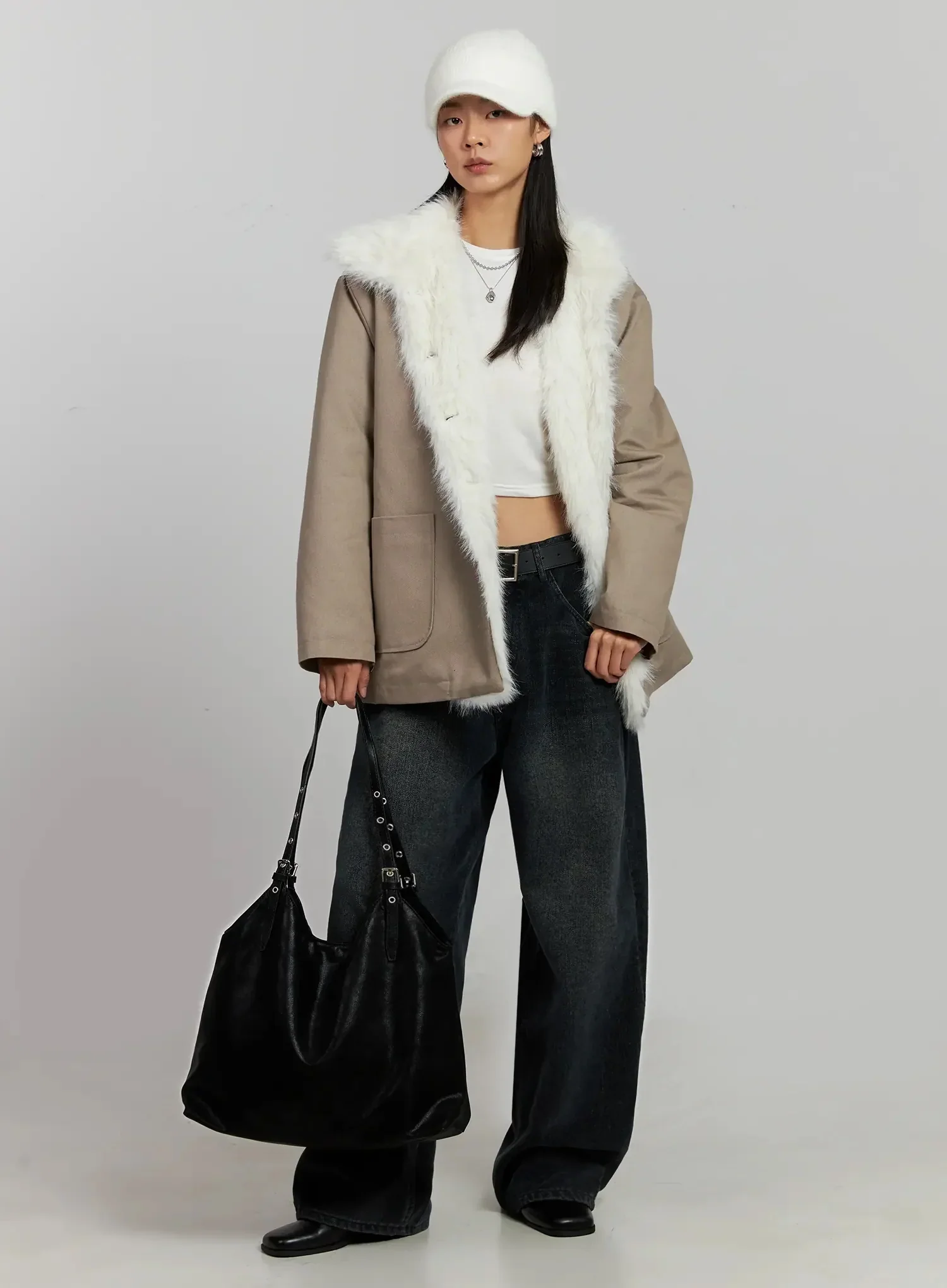 Aubree Washed Wide Jeans IJ502 - Image 14