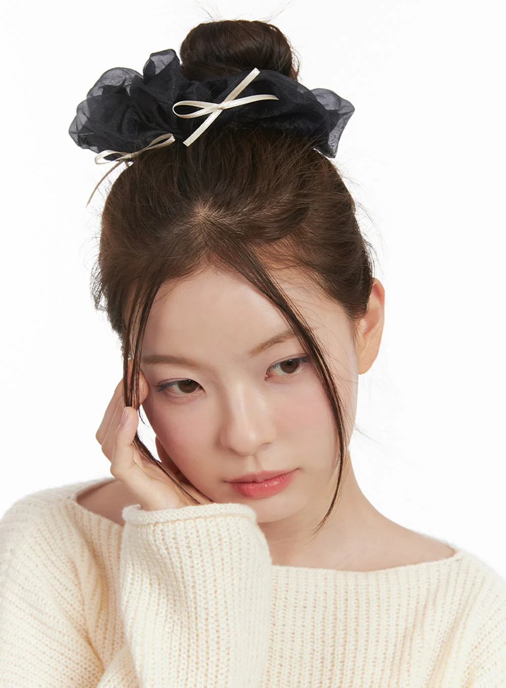 Aurora Chiffon Ribbon Hairband IF527 - Image 3