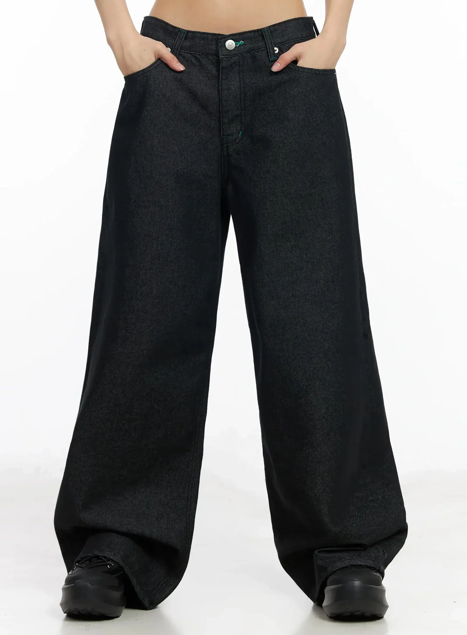 Ayah Casual Wide Leg Jeans IM530