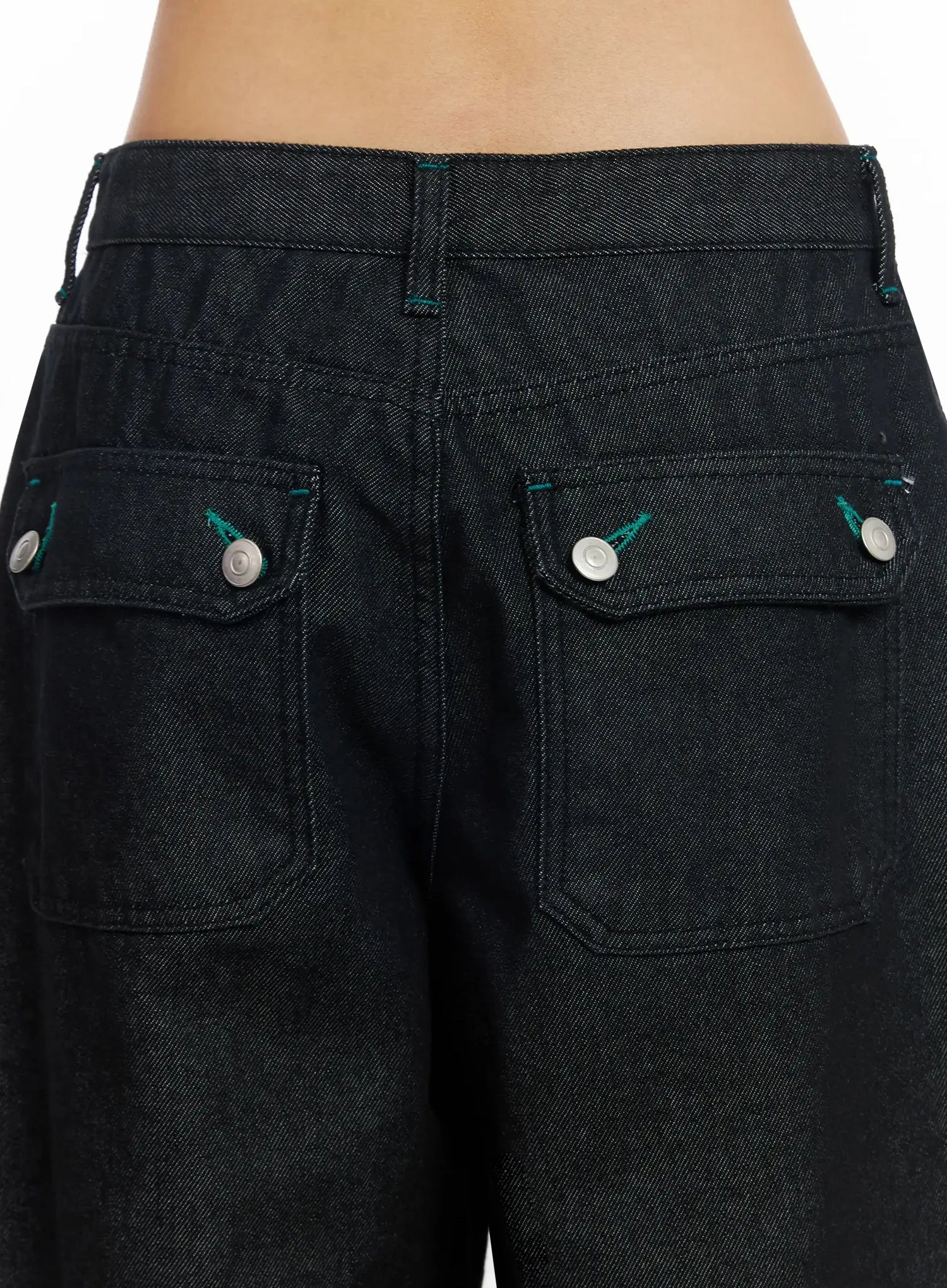 Ayah Casual Wide Leg Jeans IM530 - Image 11
