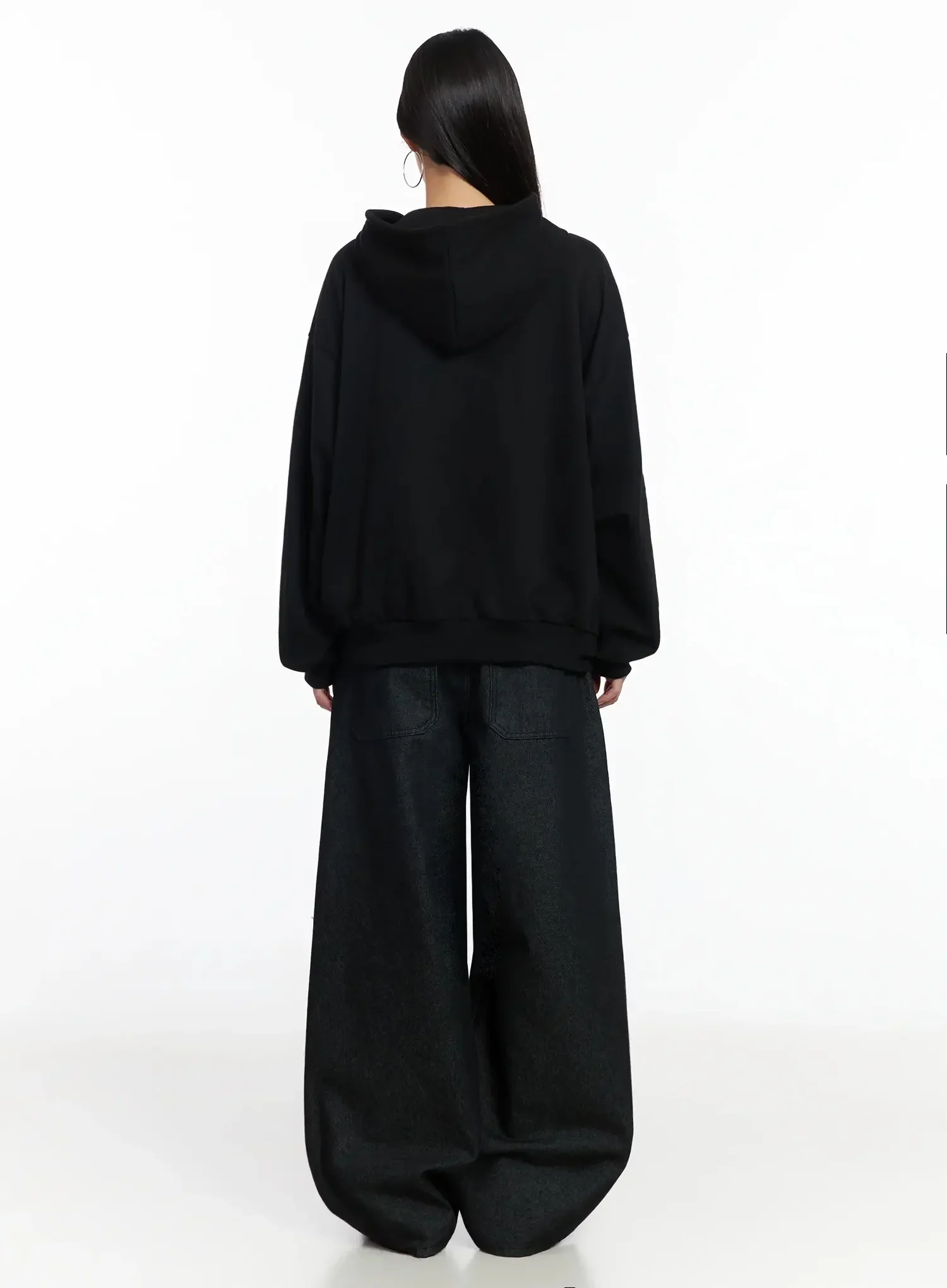 Ayah Casual Wide Leg Jeans IM530 - Image 6