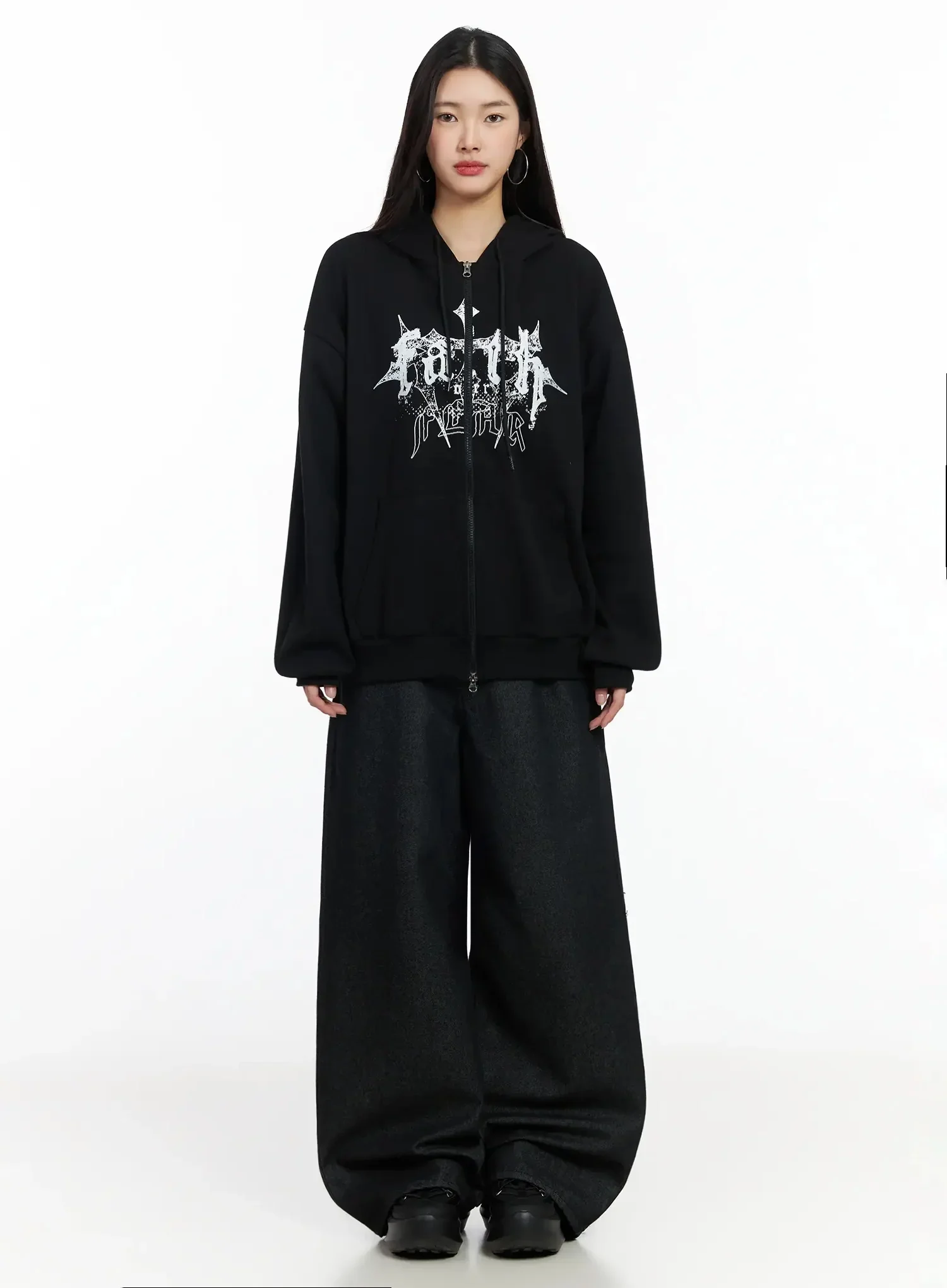 Ayah Casual Wide Leg Jeans IM530 - Image 7