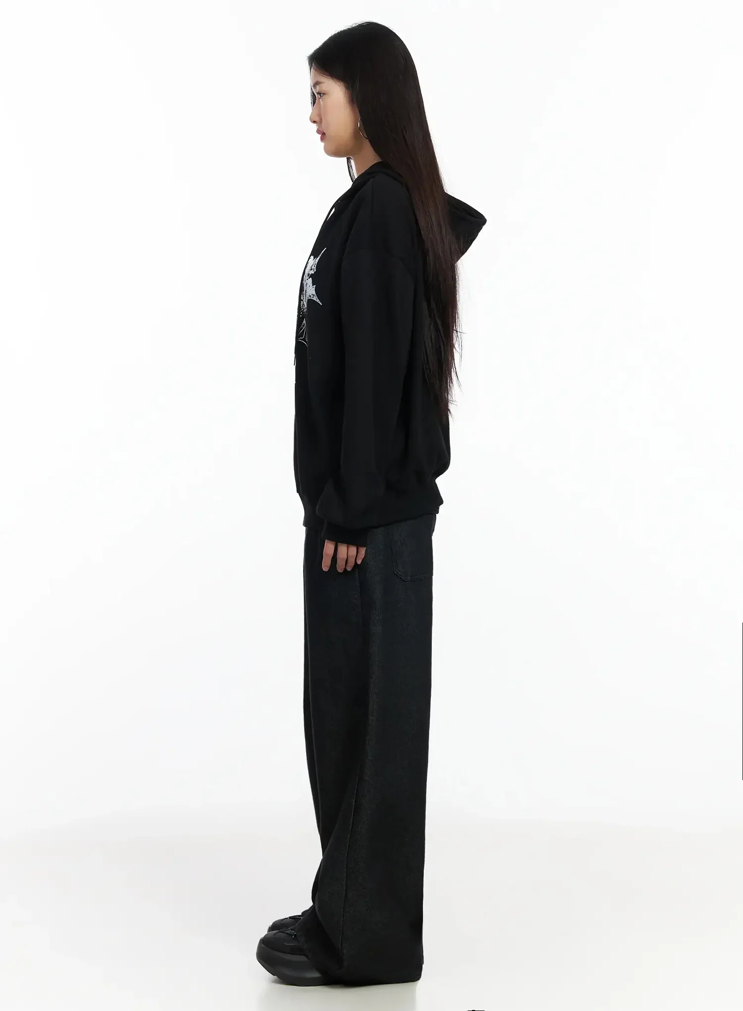 Ayah Casual Wide Leg Jeans IM530 - Image 8