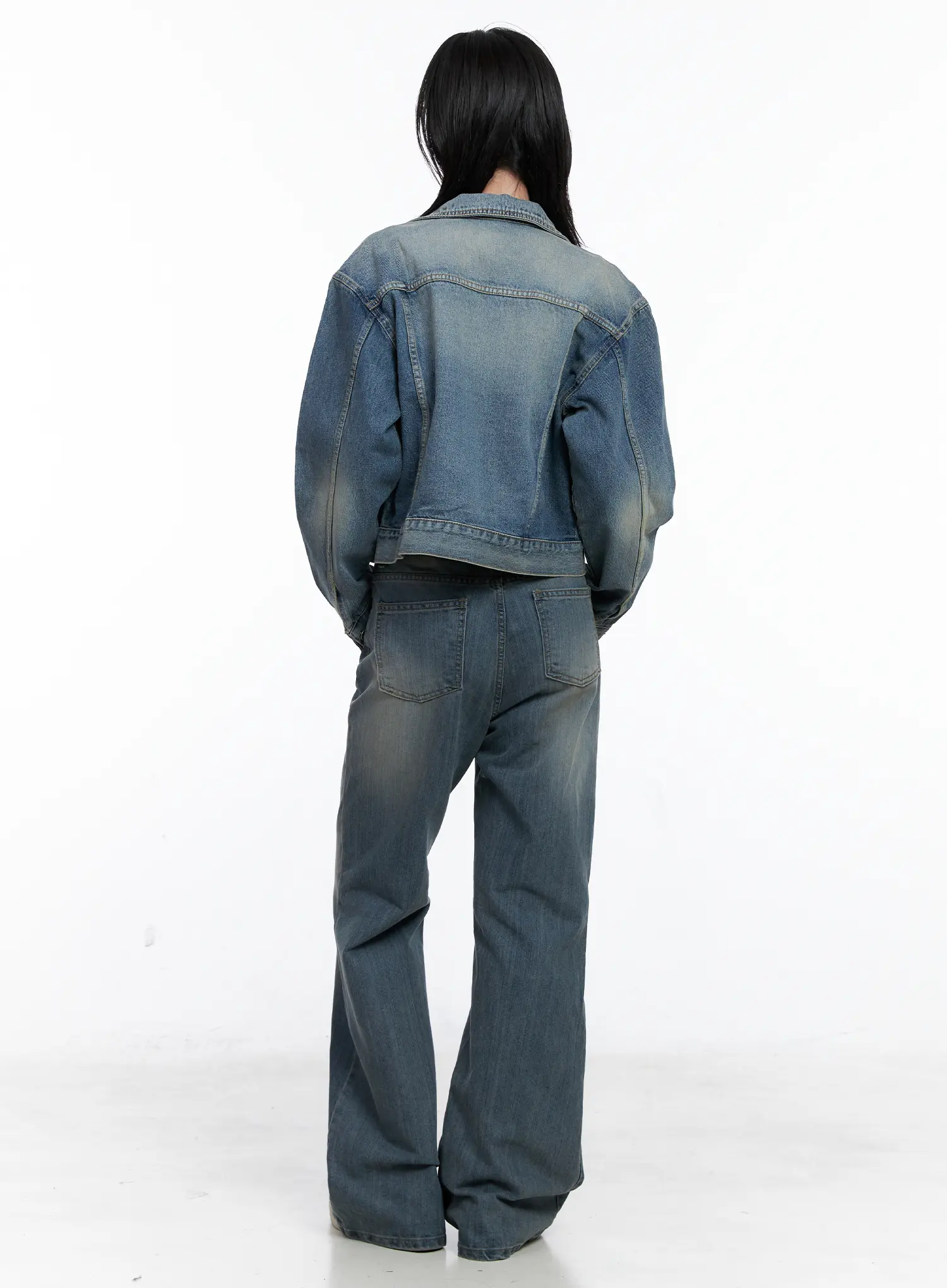 Aylin Wide Bootcut Jeans CS526 - Image 4