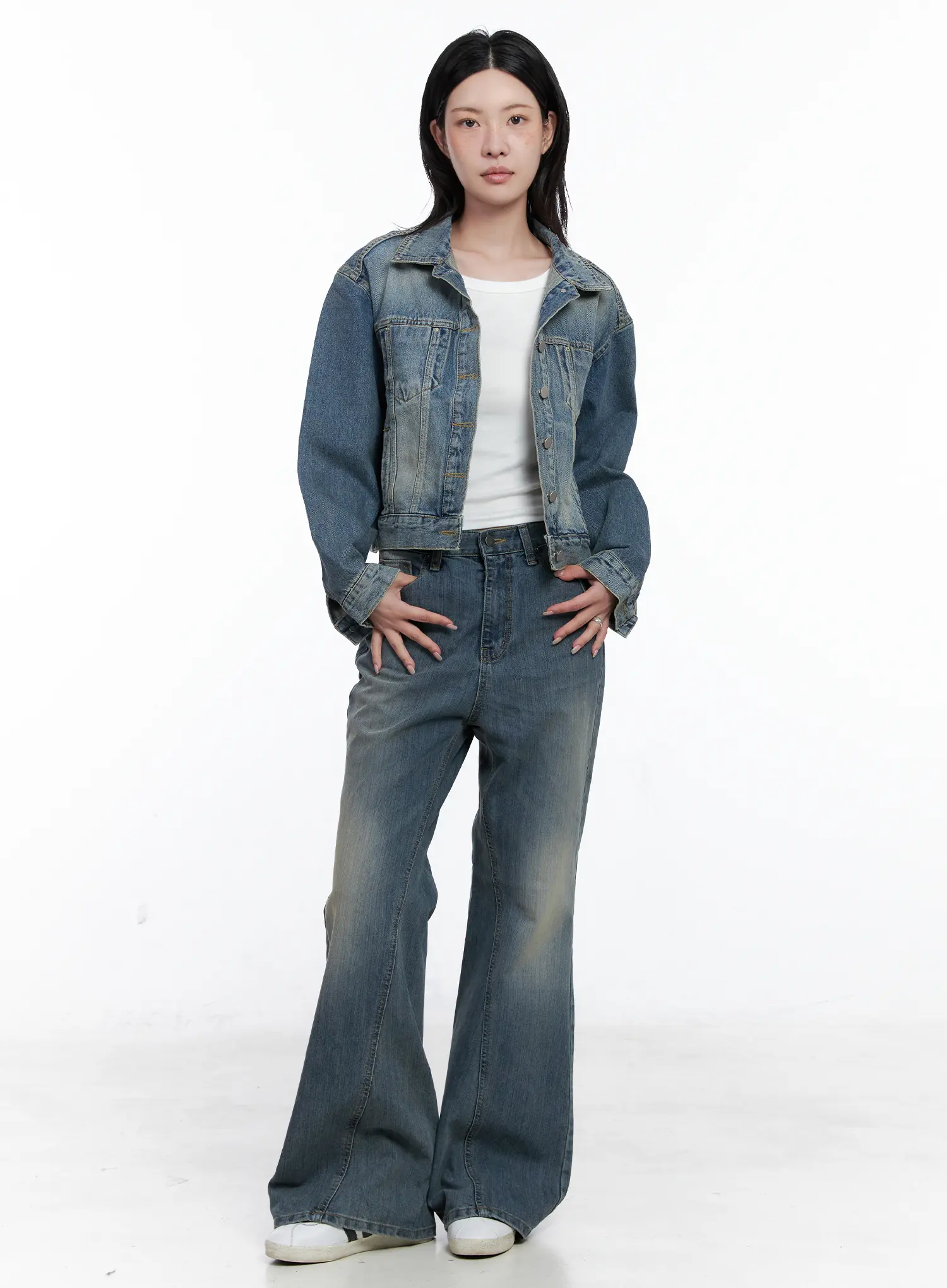 Aylin Wide Bootcut Jeans CS526 - Image 7