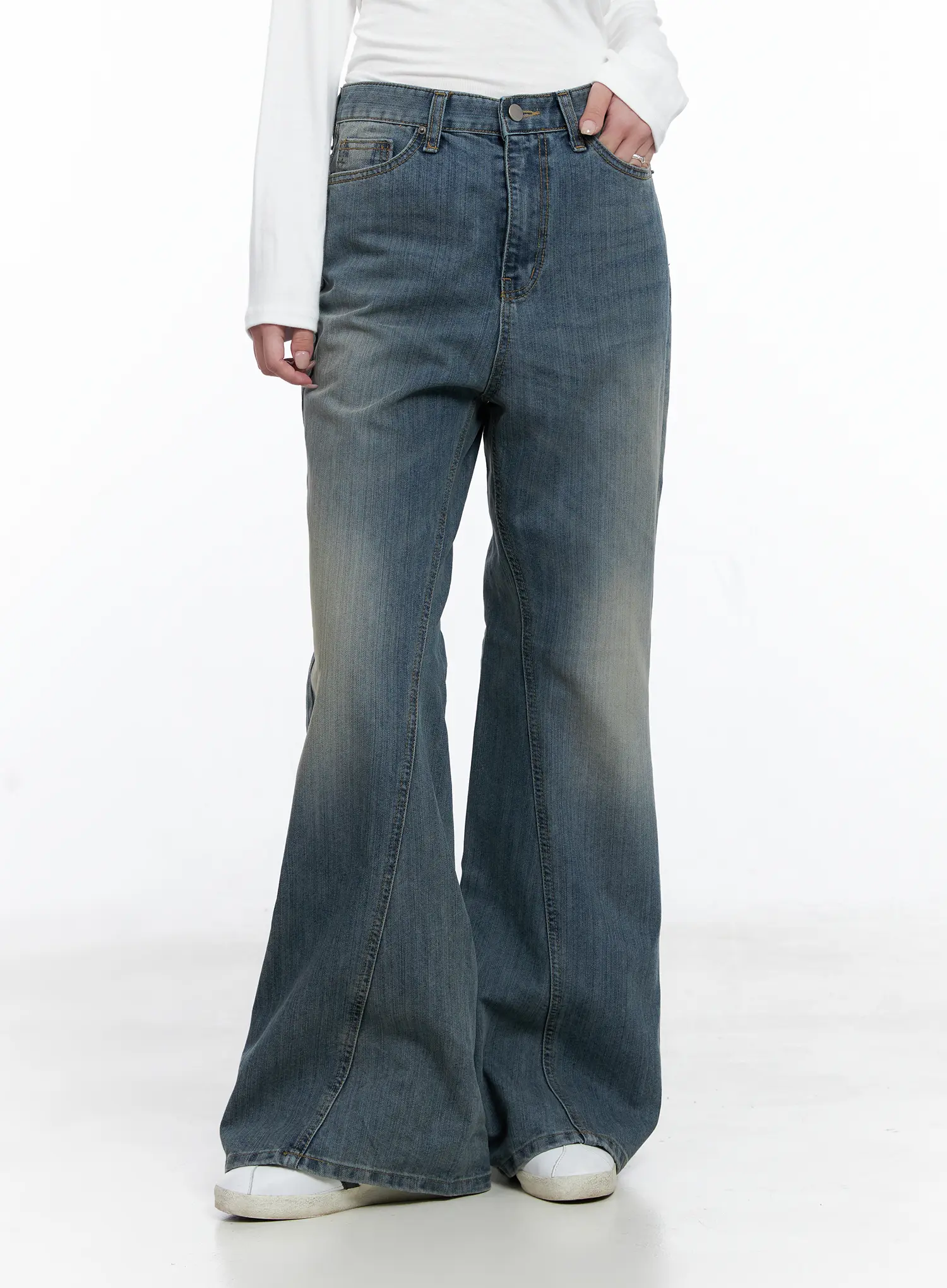Aylin Wide Bootcut Jeans CS526 - Image 8