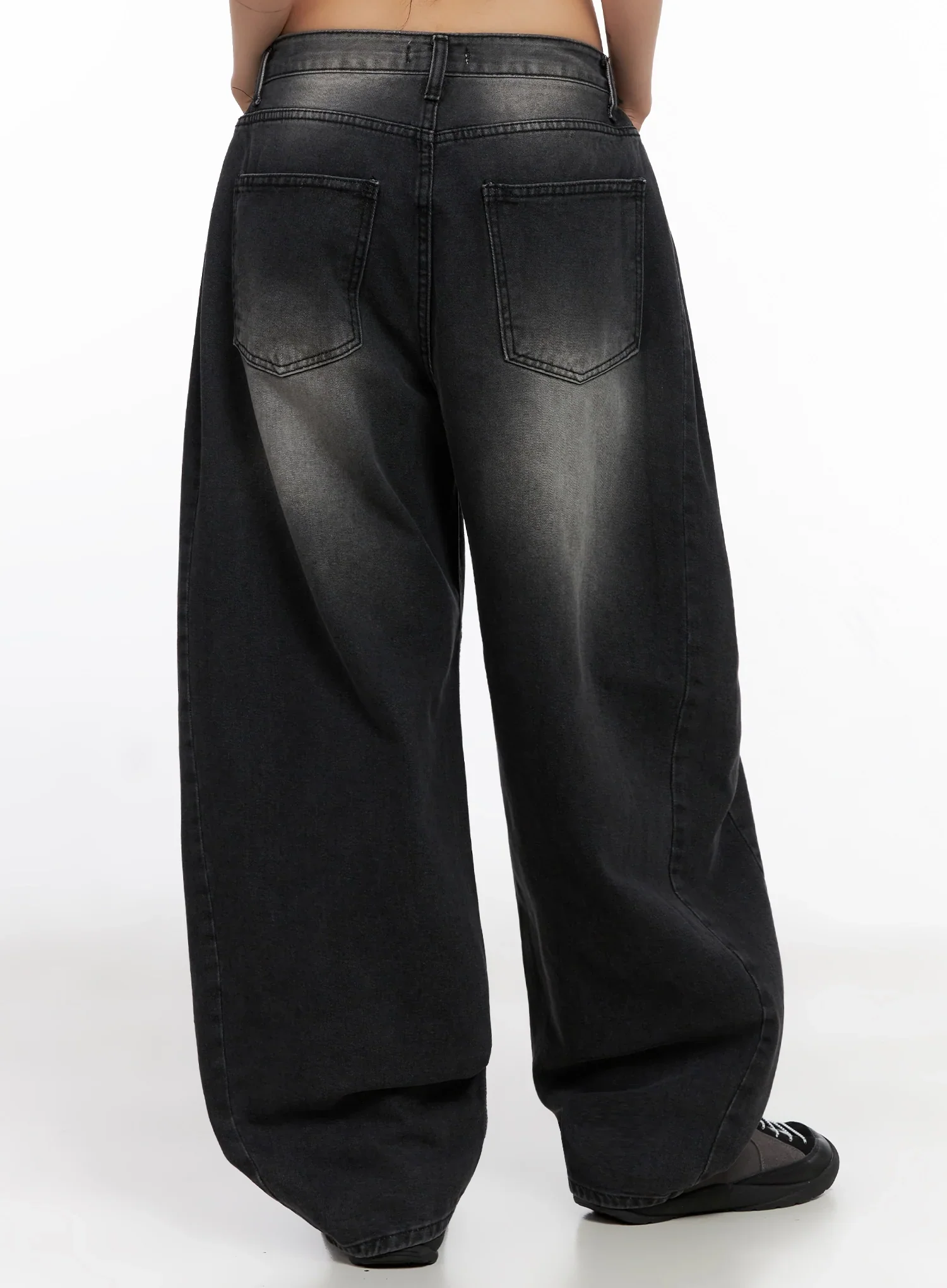 Ayra Dark Washed Baggy Jeans IS508 - Image 15